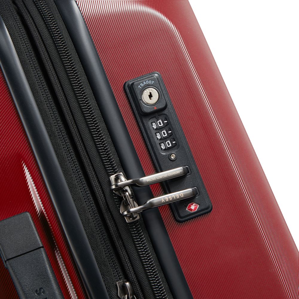 Rigid cabin suitcase DELSEY PARIS Red