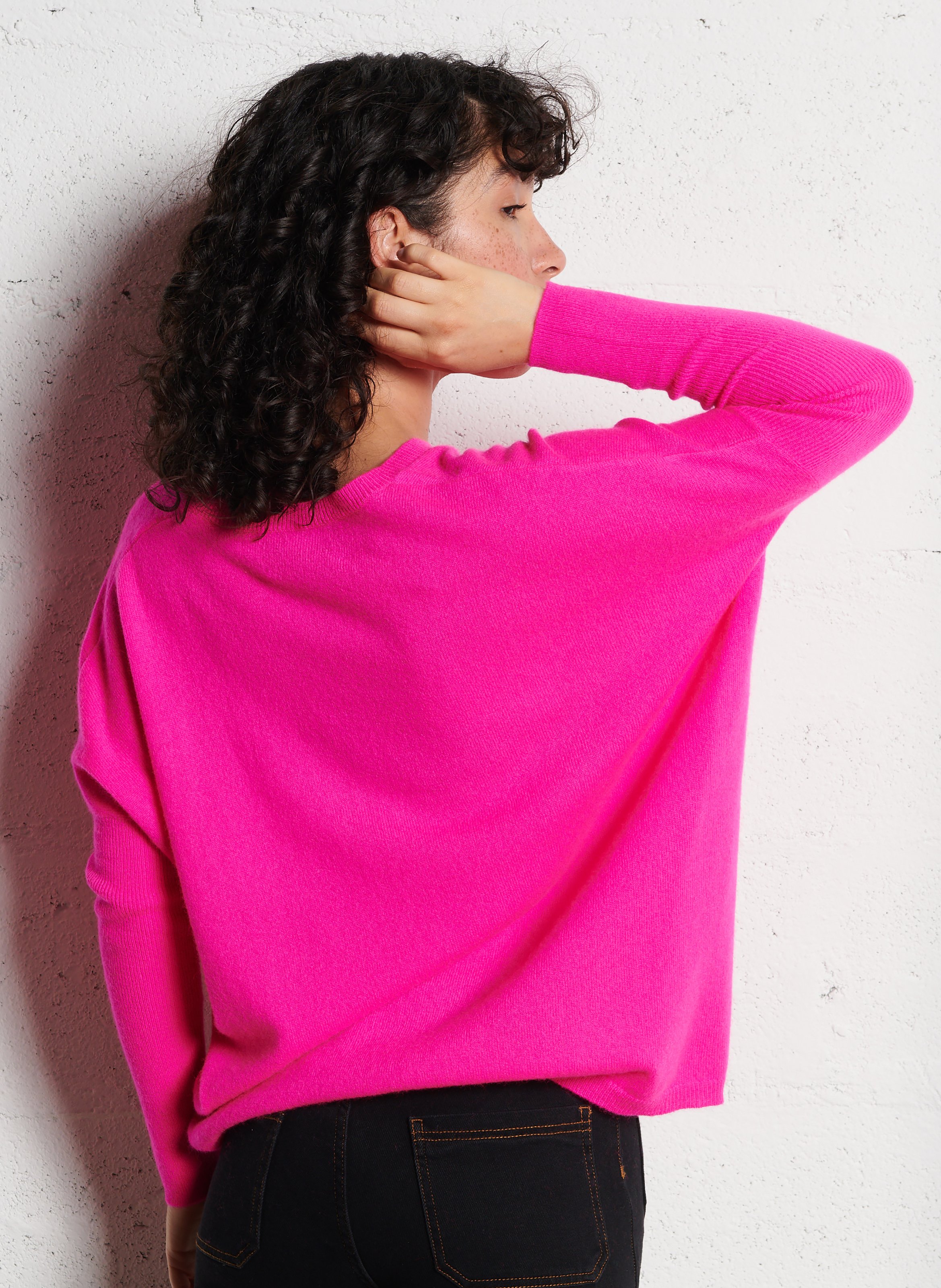 Neon cashmere sweater deals