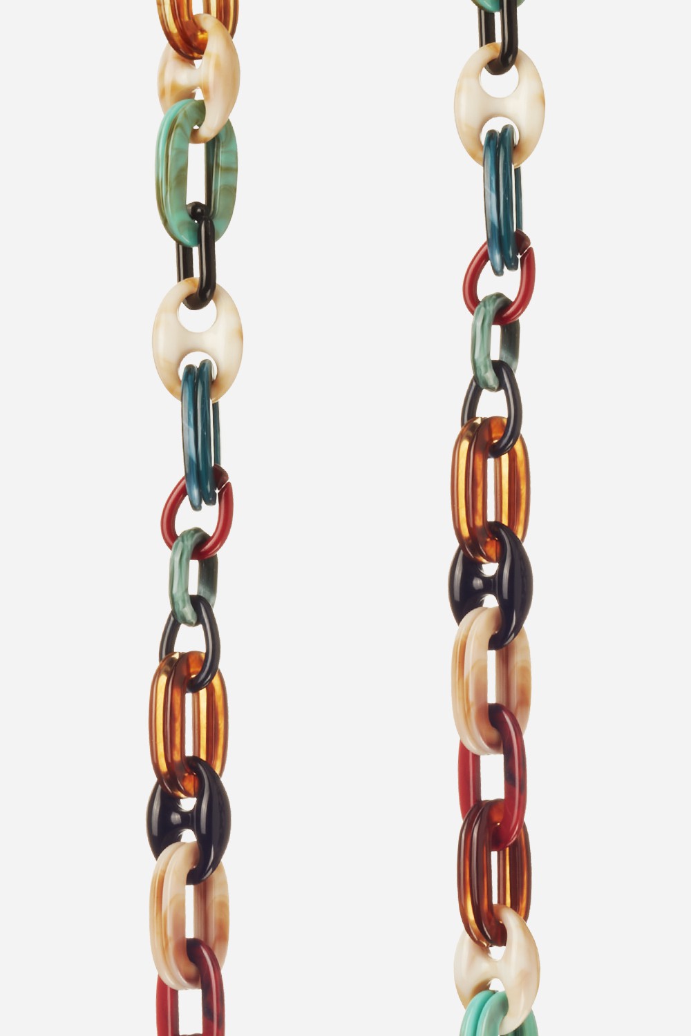 Resin phone chain Multicolored