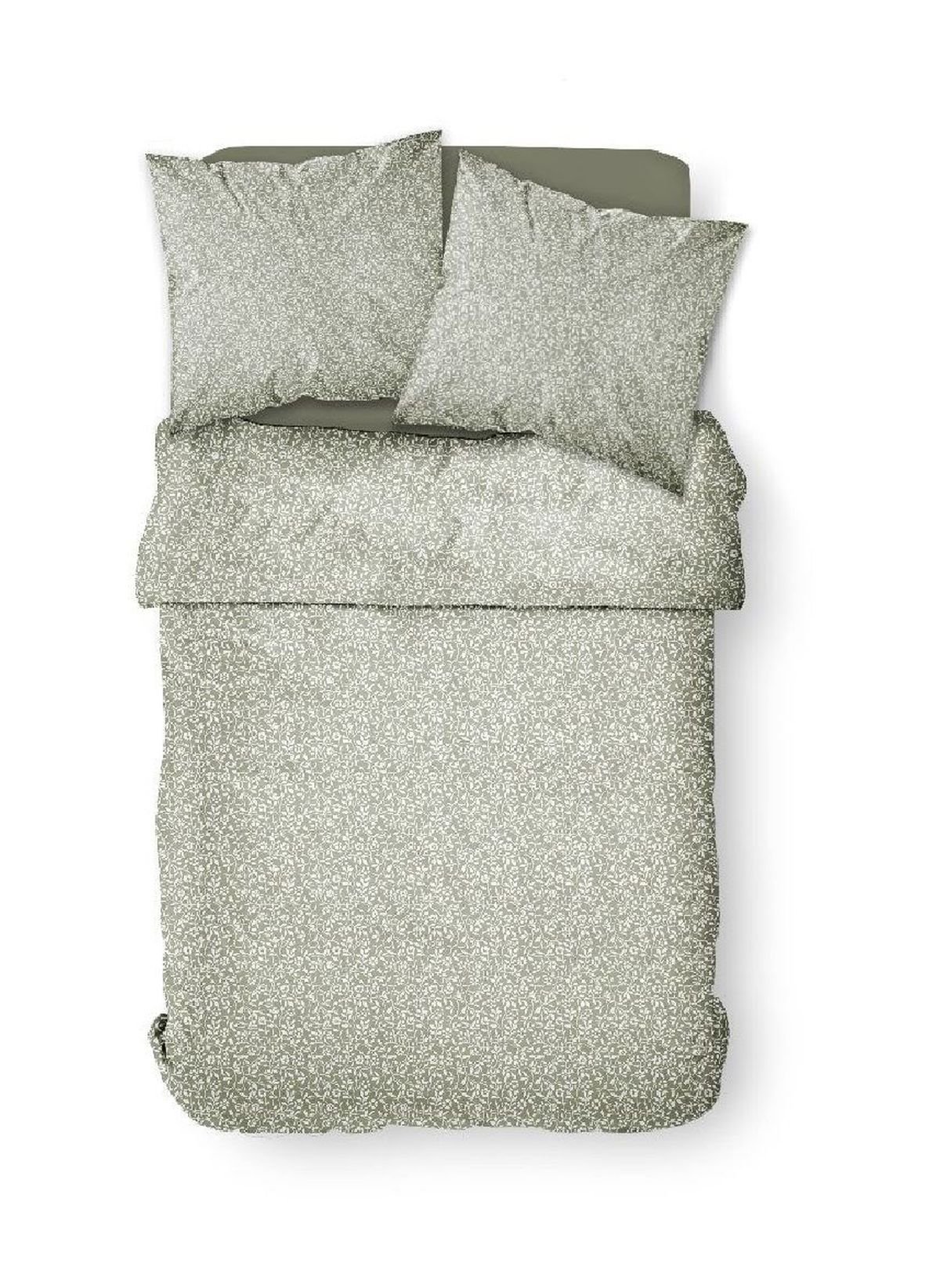 Cotton bedding set TODAY LINGE DE MAISON Green