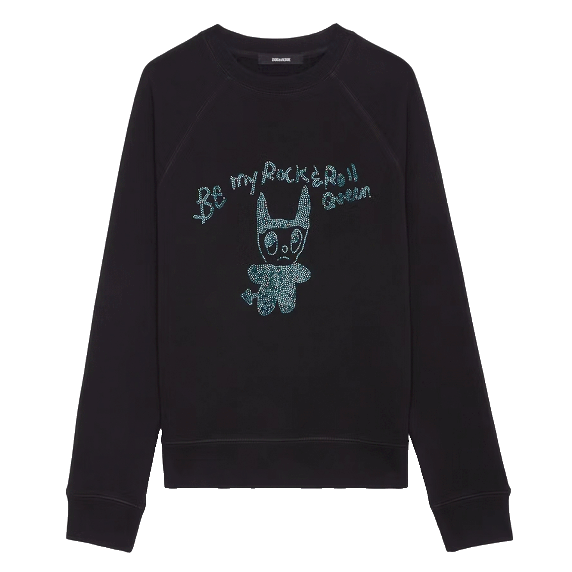 Baumwoll-Sweatshirt mit Print ZADIG&VOLTAIRE