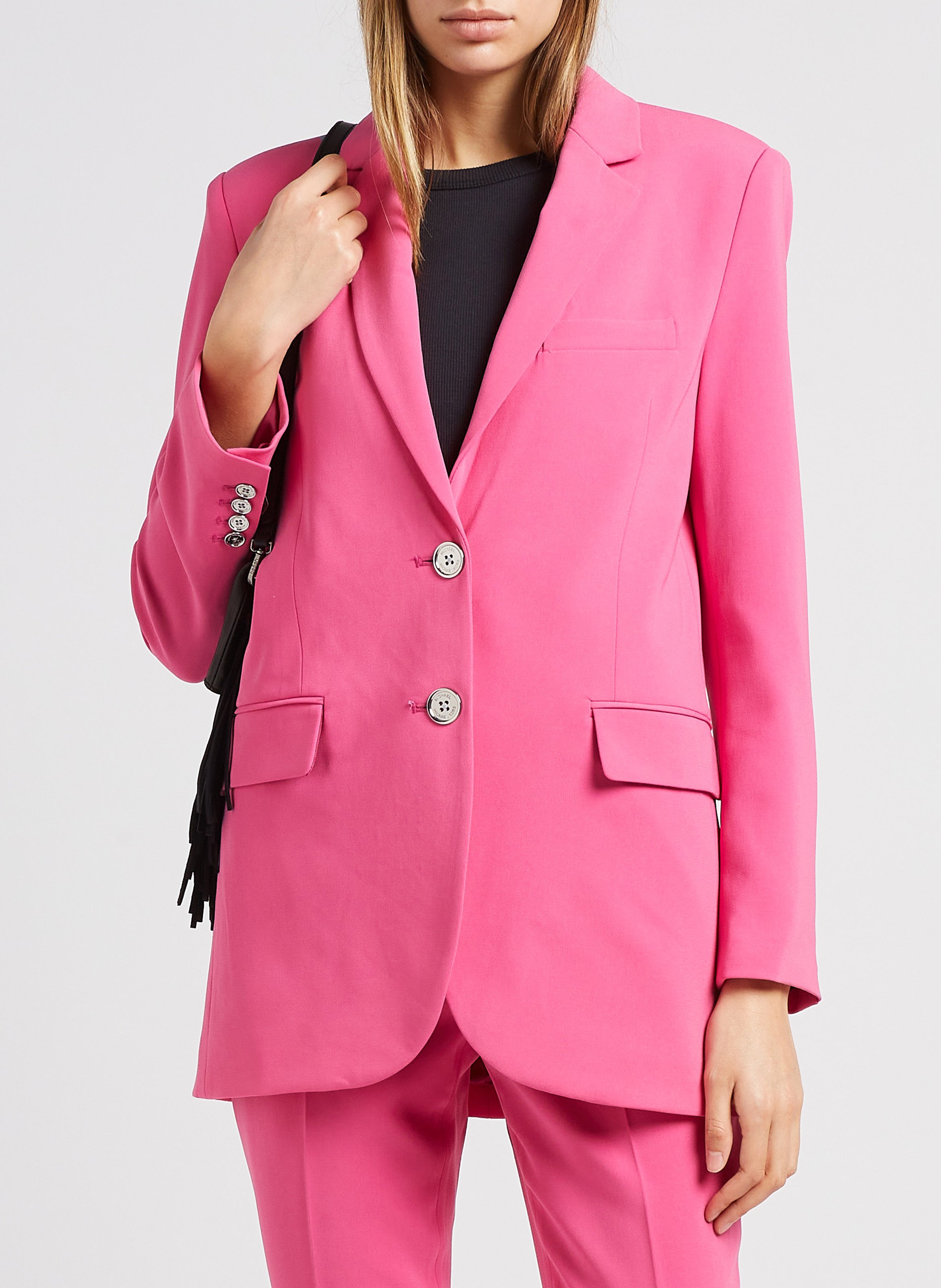Jacket with tailored collar MICHAEL KORS Pink