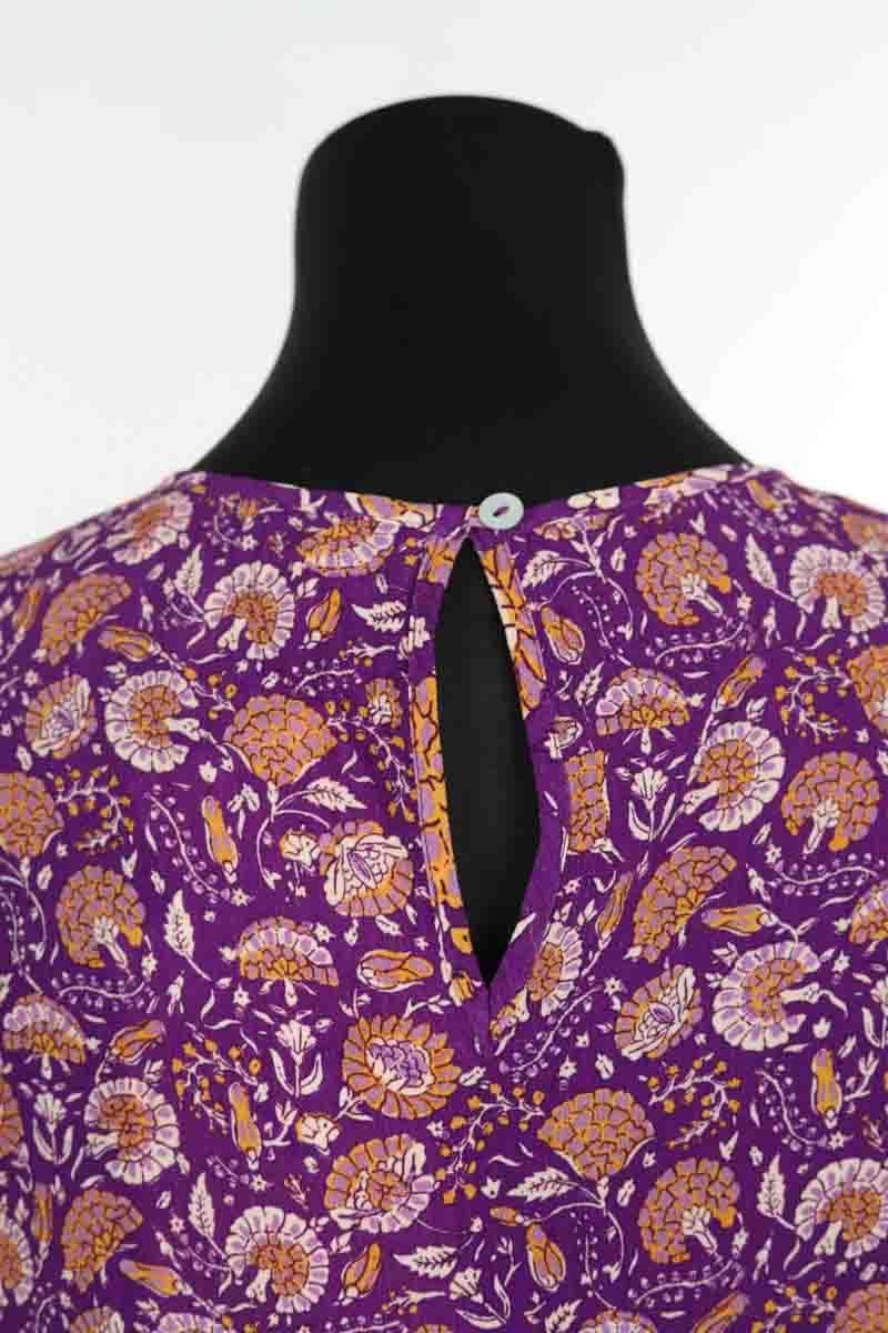 Azawood sleeveless top ANTIK BATIK - Seconde Main Purple