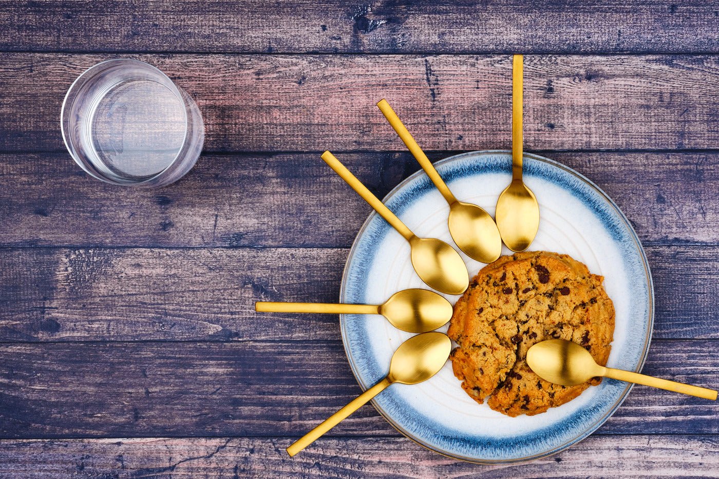 Set of 6 Emund teaspoons - copper BJORN Golden