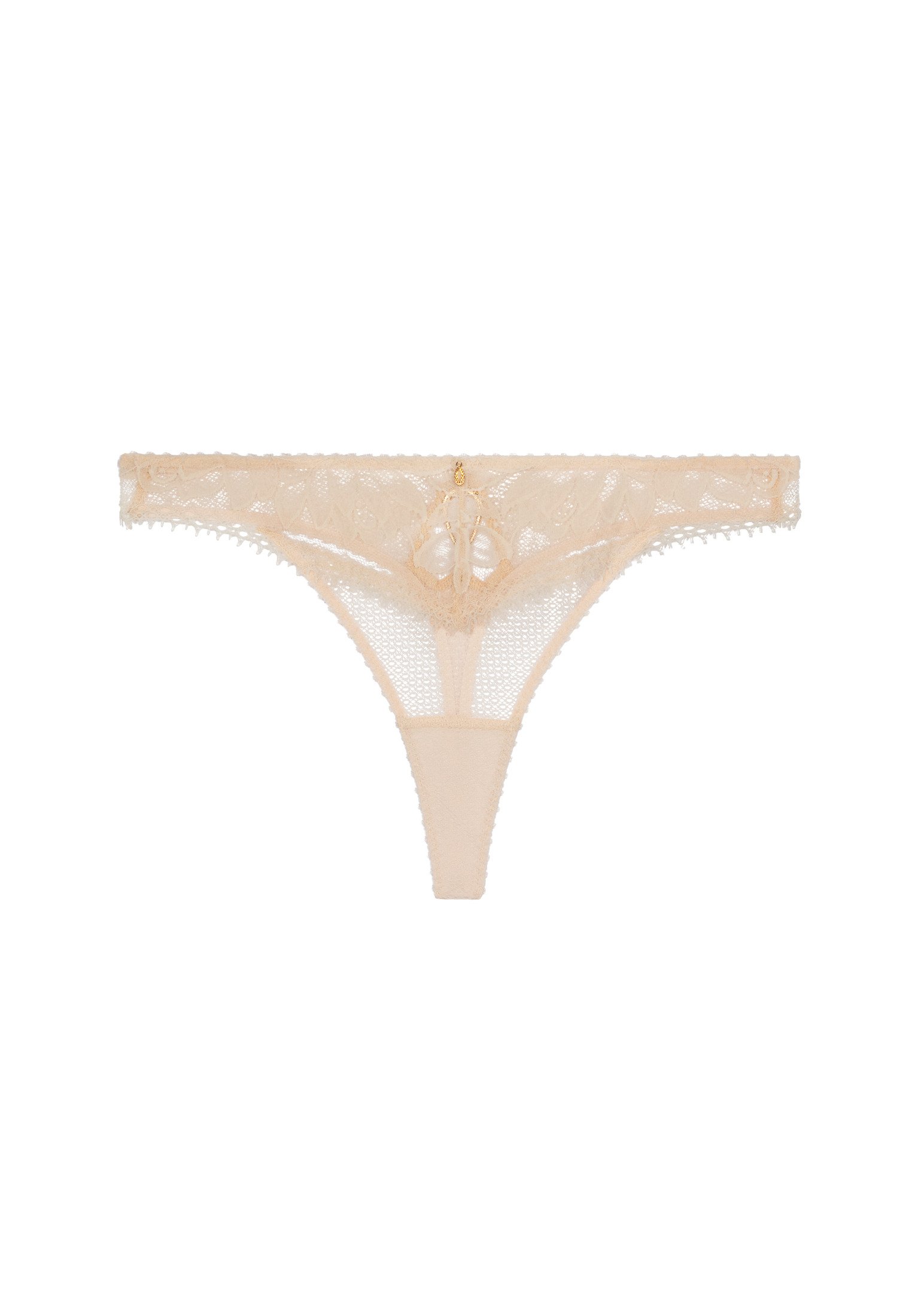 Cotton tanga AUBADE Beige