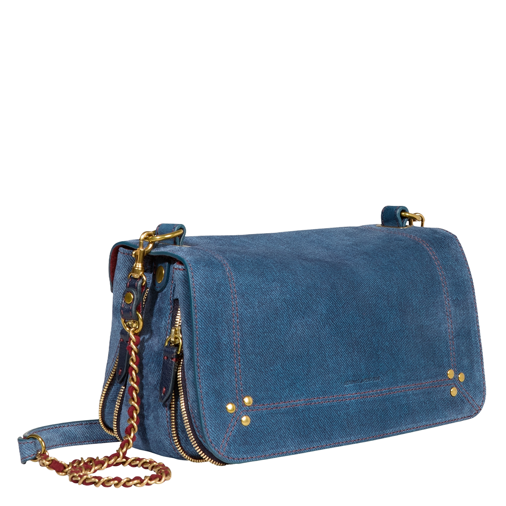 Denim shoulder bag JEROME DREYFUSS Blue