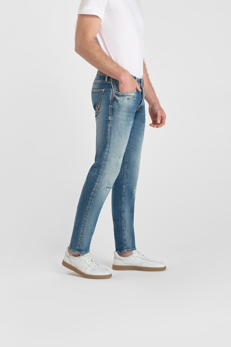 Slim stretch jeans, length 34 LE TEMPS DES CERISES Blue