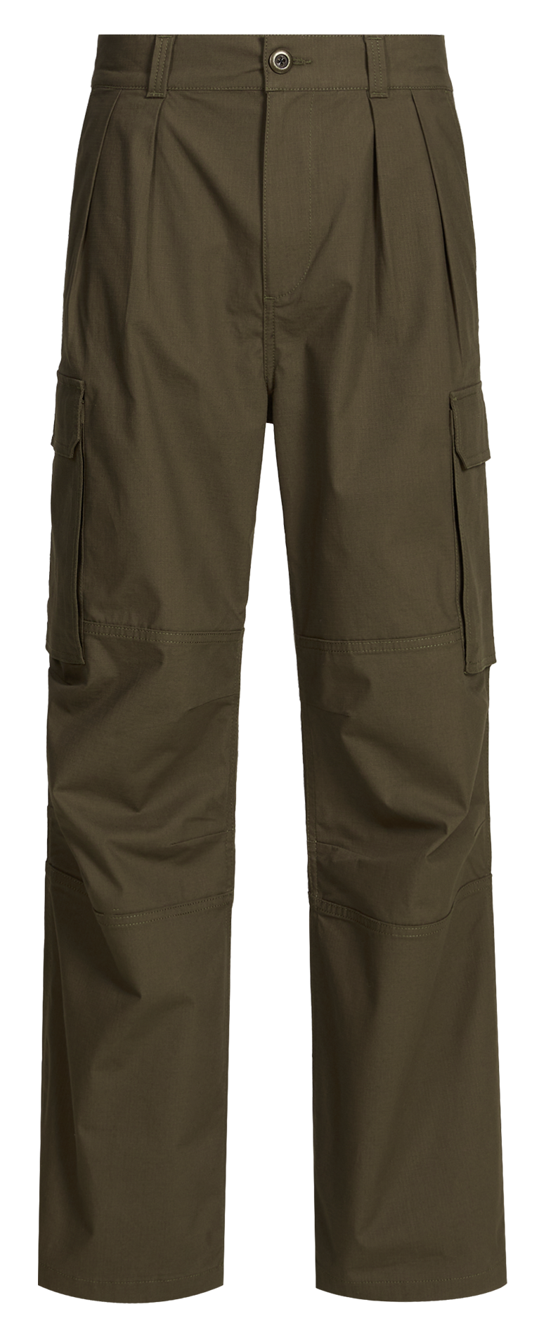 Cotton-blend cargo pants SAISON 1865 Khaki