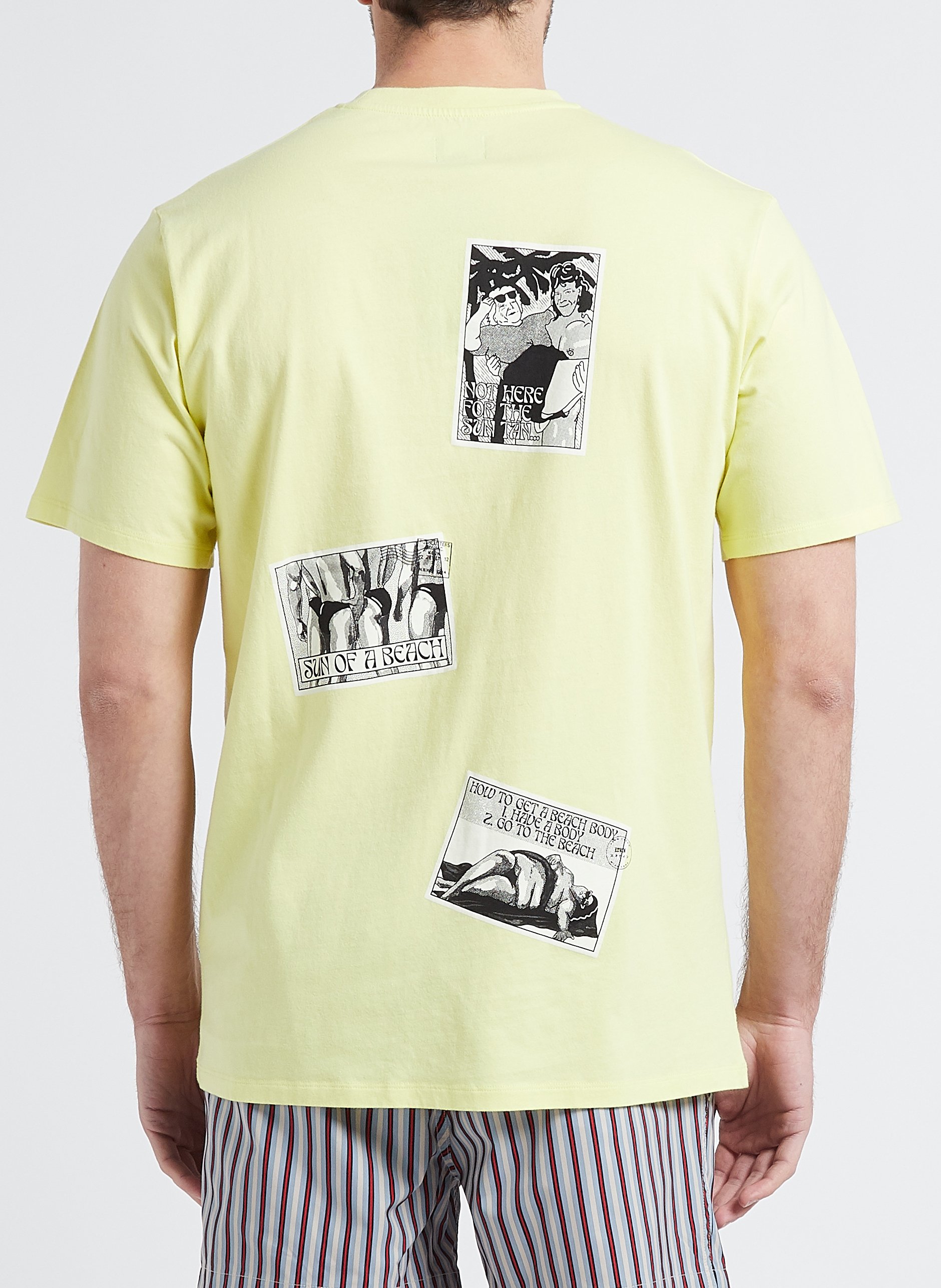 Katoenen T-shirt EDWIN Geel