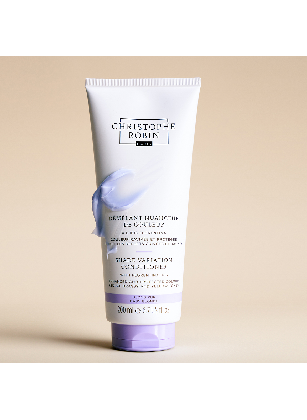 Démêlant Nuanceur De Couleur à L'Iris Florentina CHRISTOPHE ROBIN No color