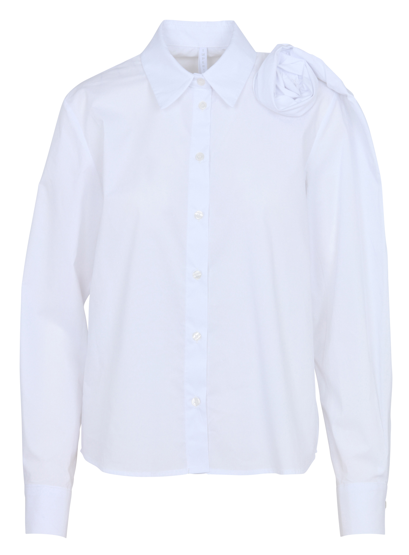 Chemise col classique en coton IMPERIAL Blanc