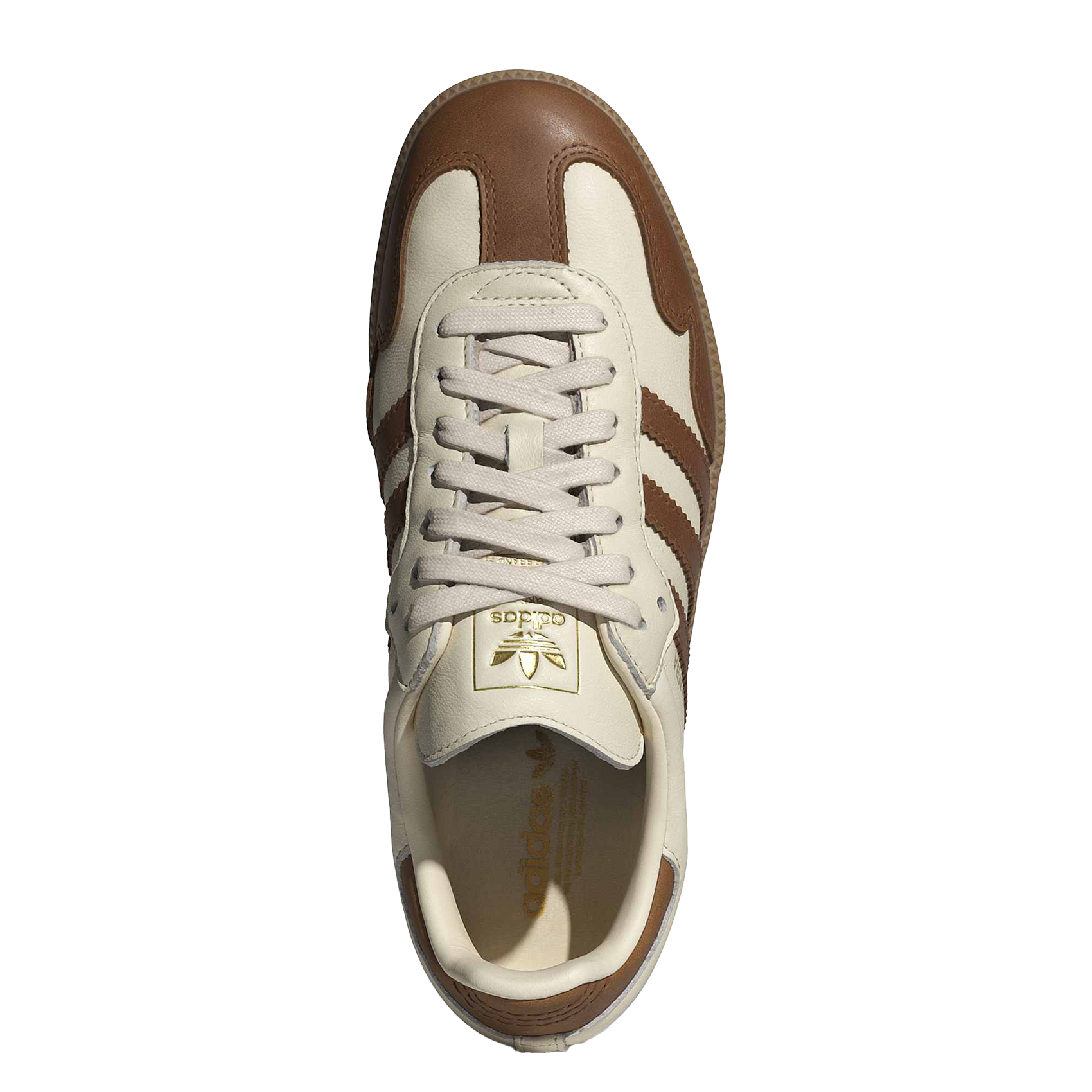 Baskets basses en cuir ADIDAS Blanc