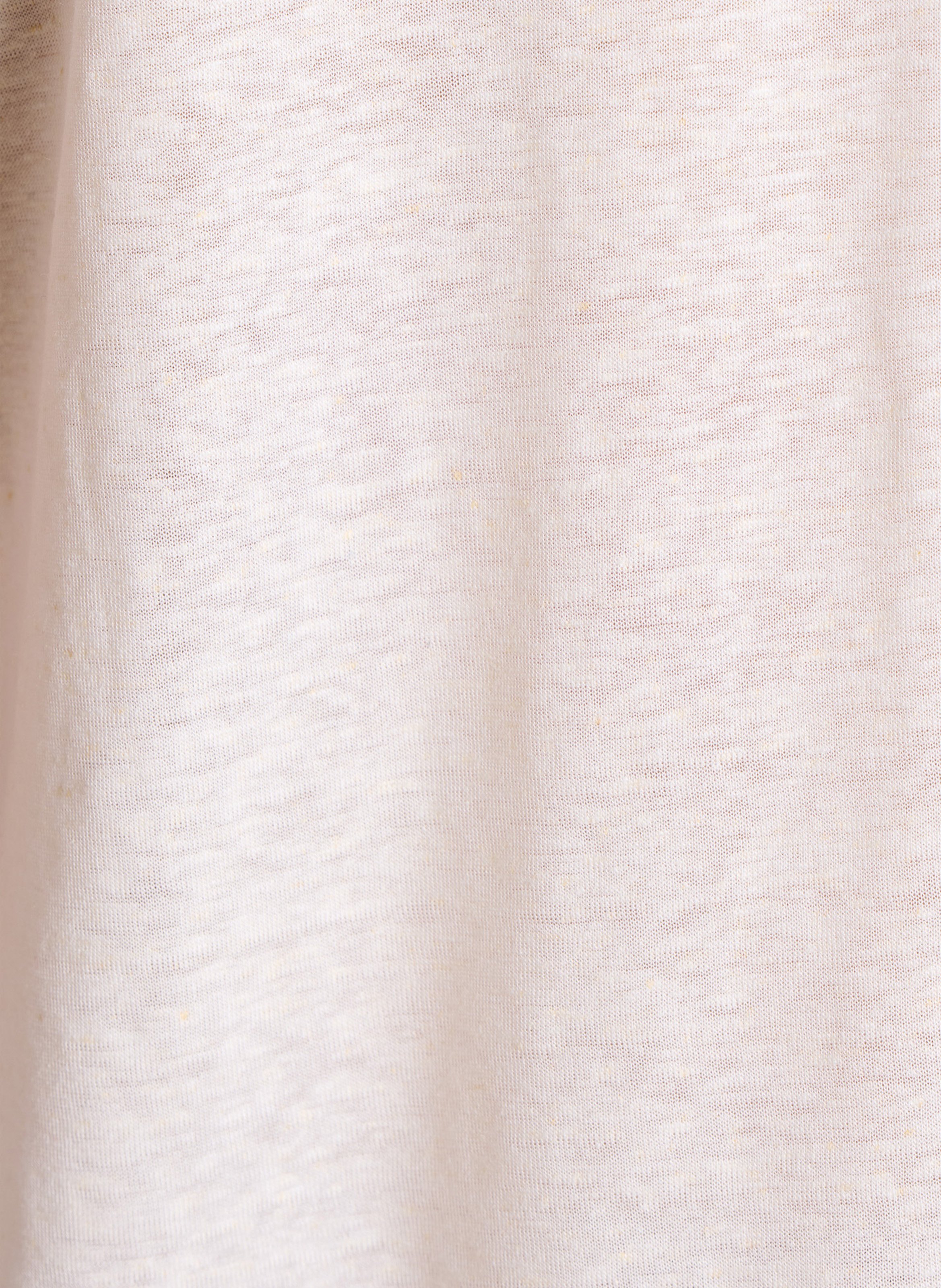 Tee-shirt oversize col rond LA FEE MARABOUTEE Blanc