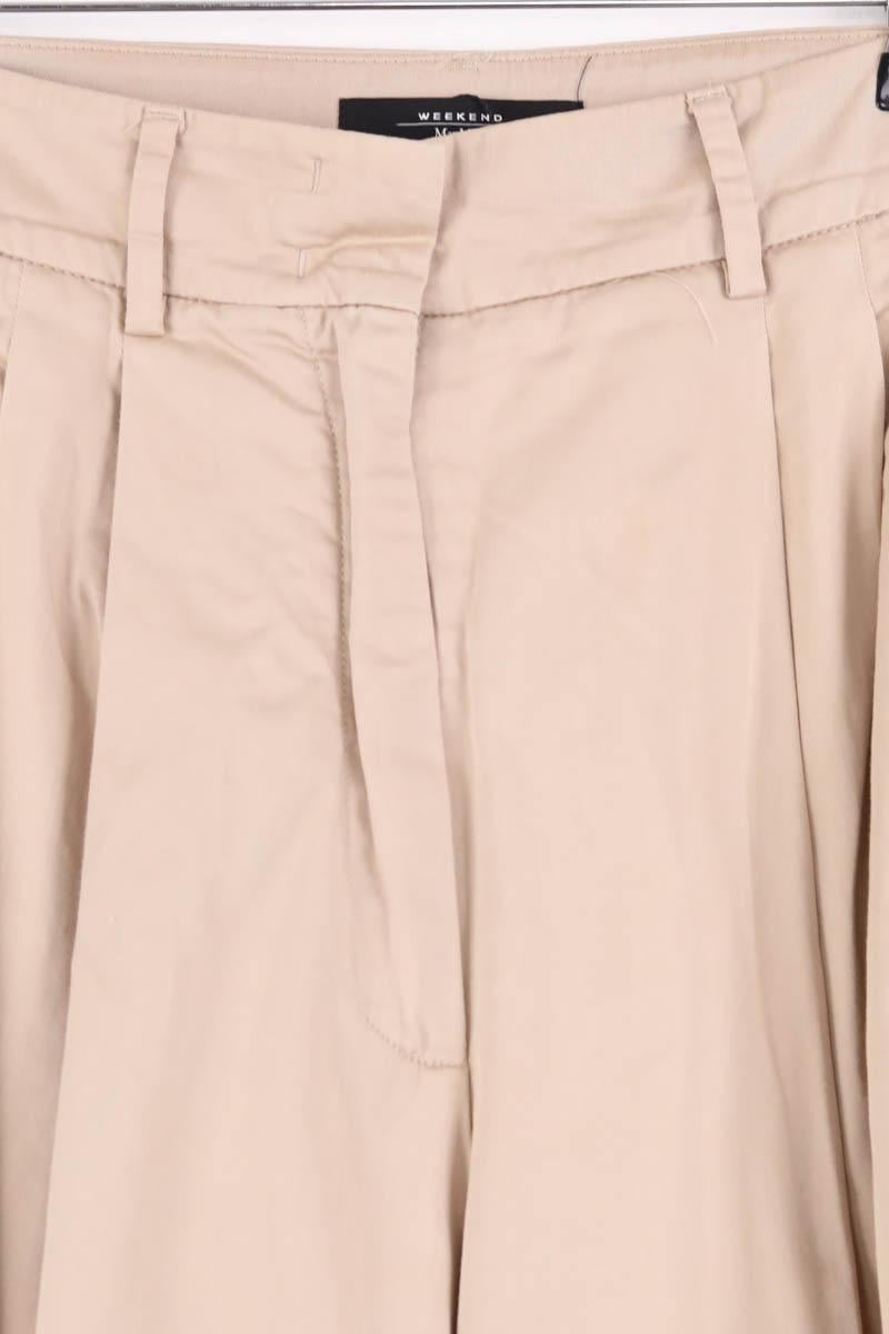 Wide trousers MAX MARA - Seconde Main Beige