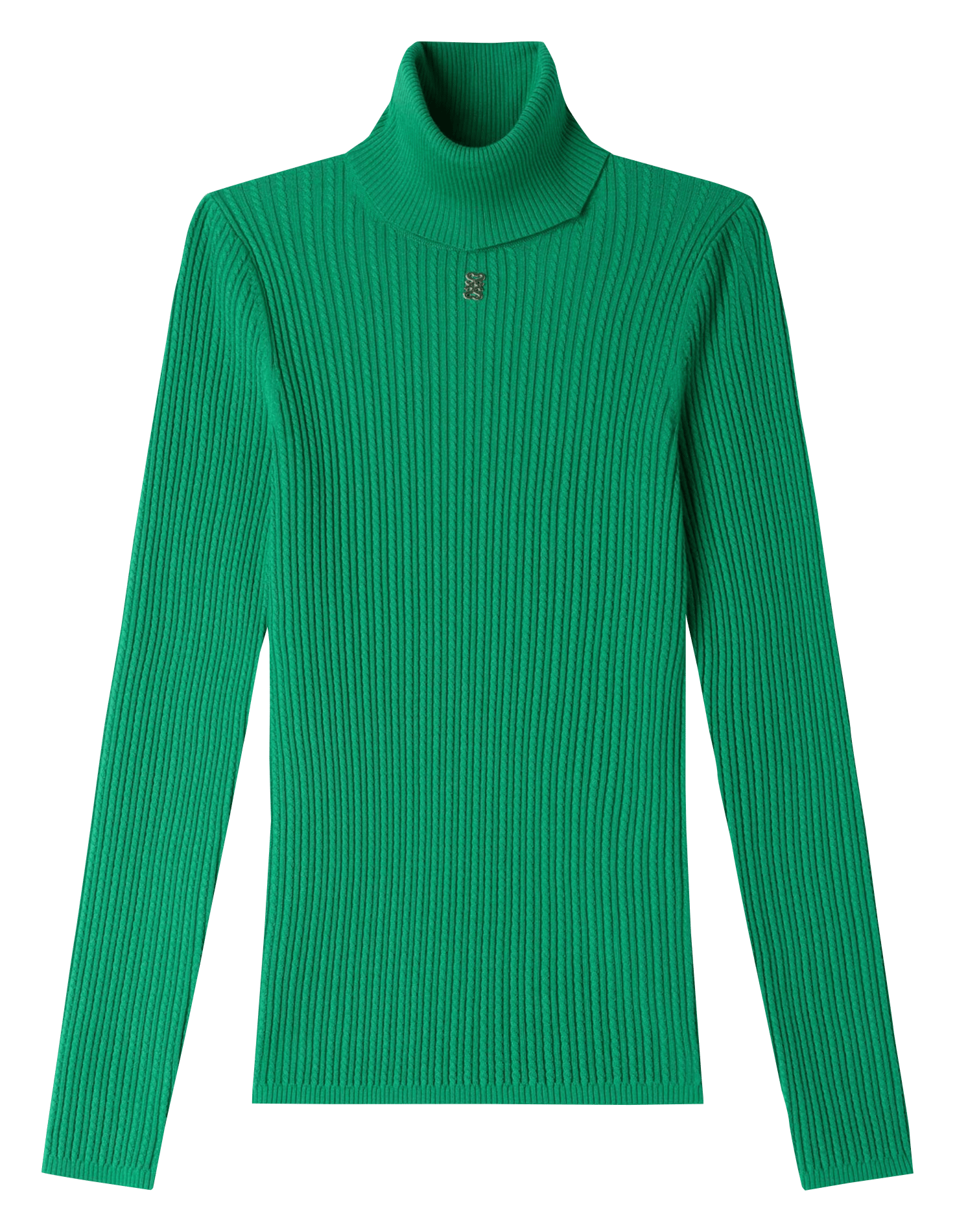 Pull droit col roulé | Vert SANDRO Femme