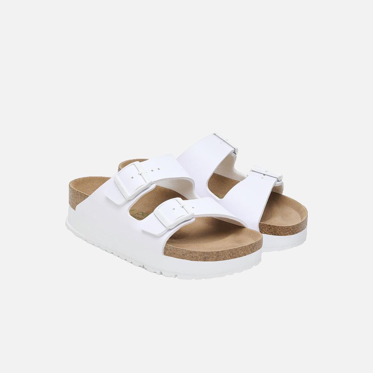 Arizona flat sandals BIRKENSTOCK White
