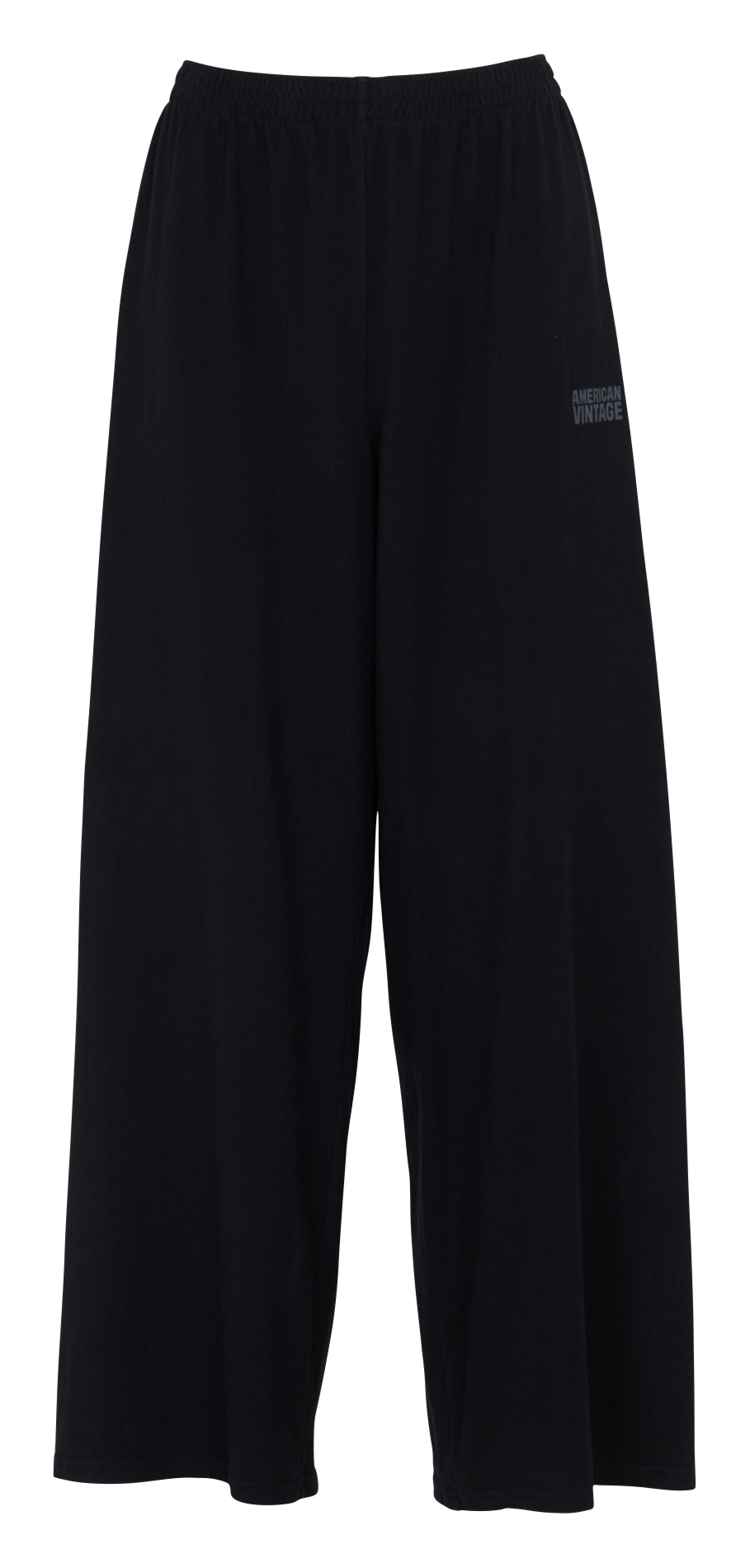 Weite Baumwoll-Jogginghose AMERICAN VINTAGE Schwarz