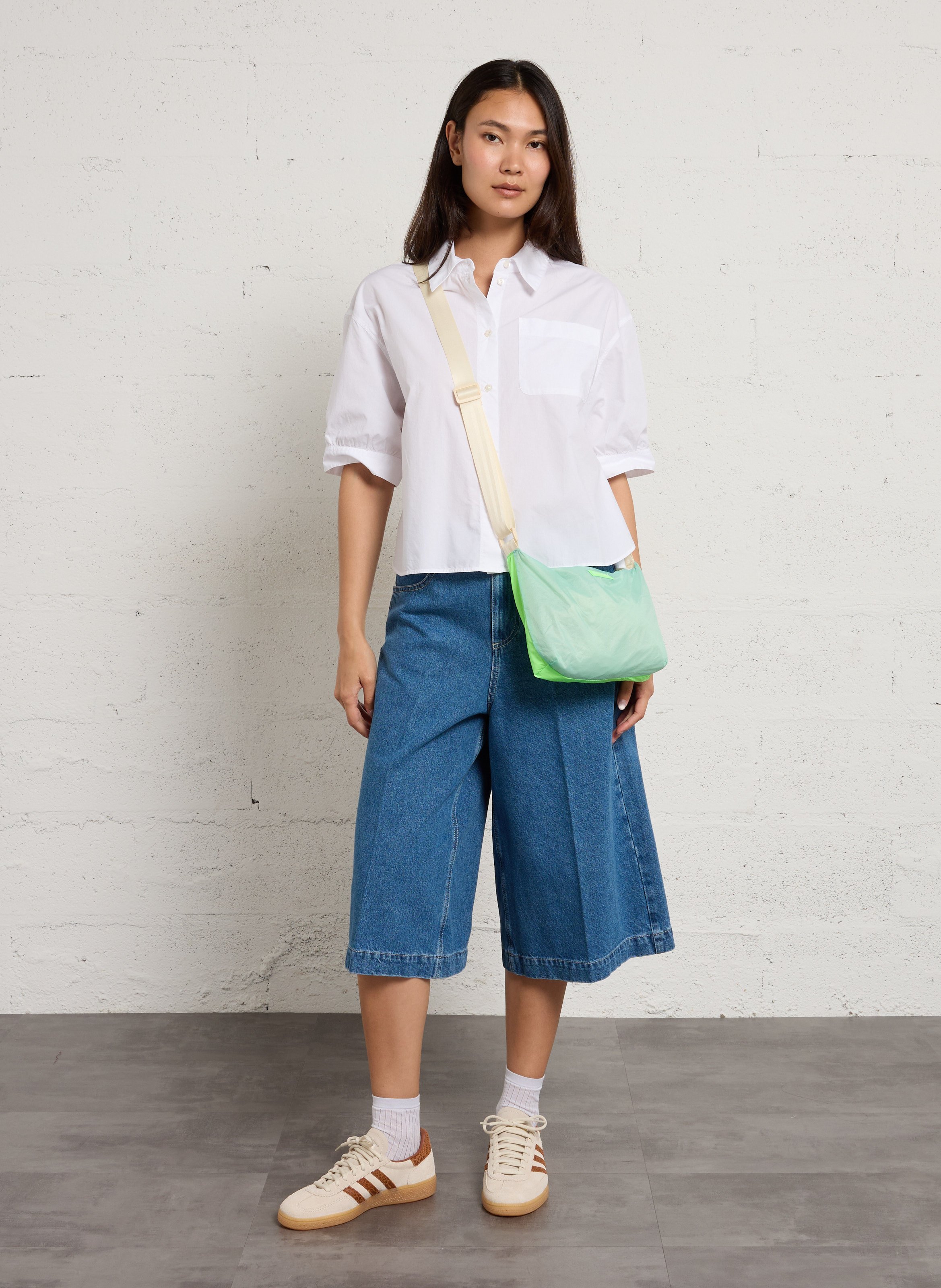 Cotton shirt with classic collar BENSIMON White