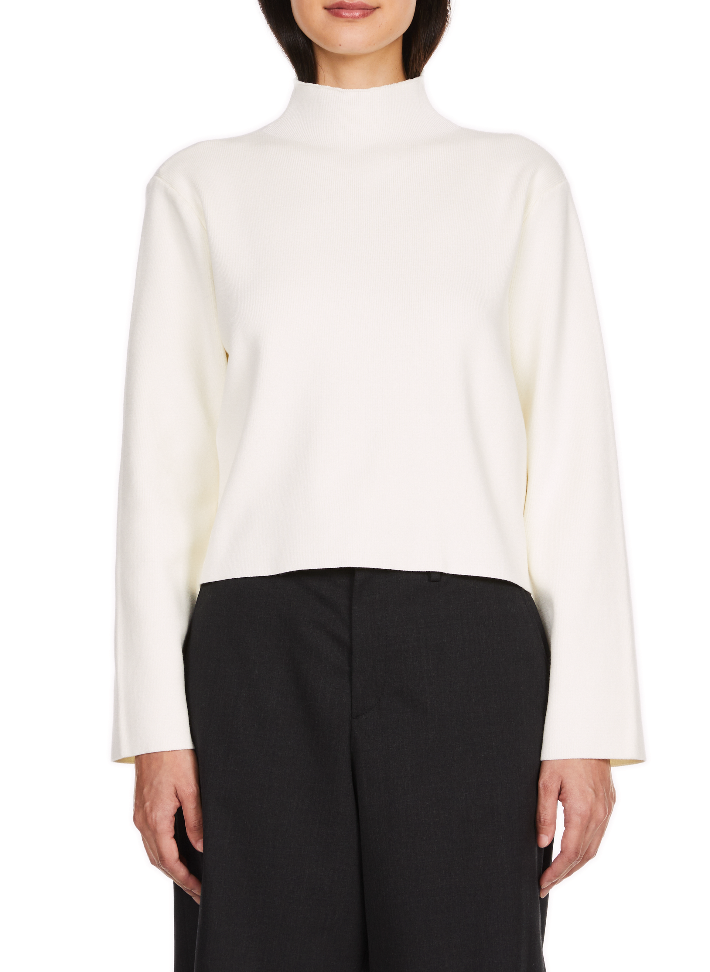 Crop-Pullover mit Stehkragen SAISON 1865
