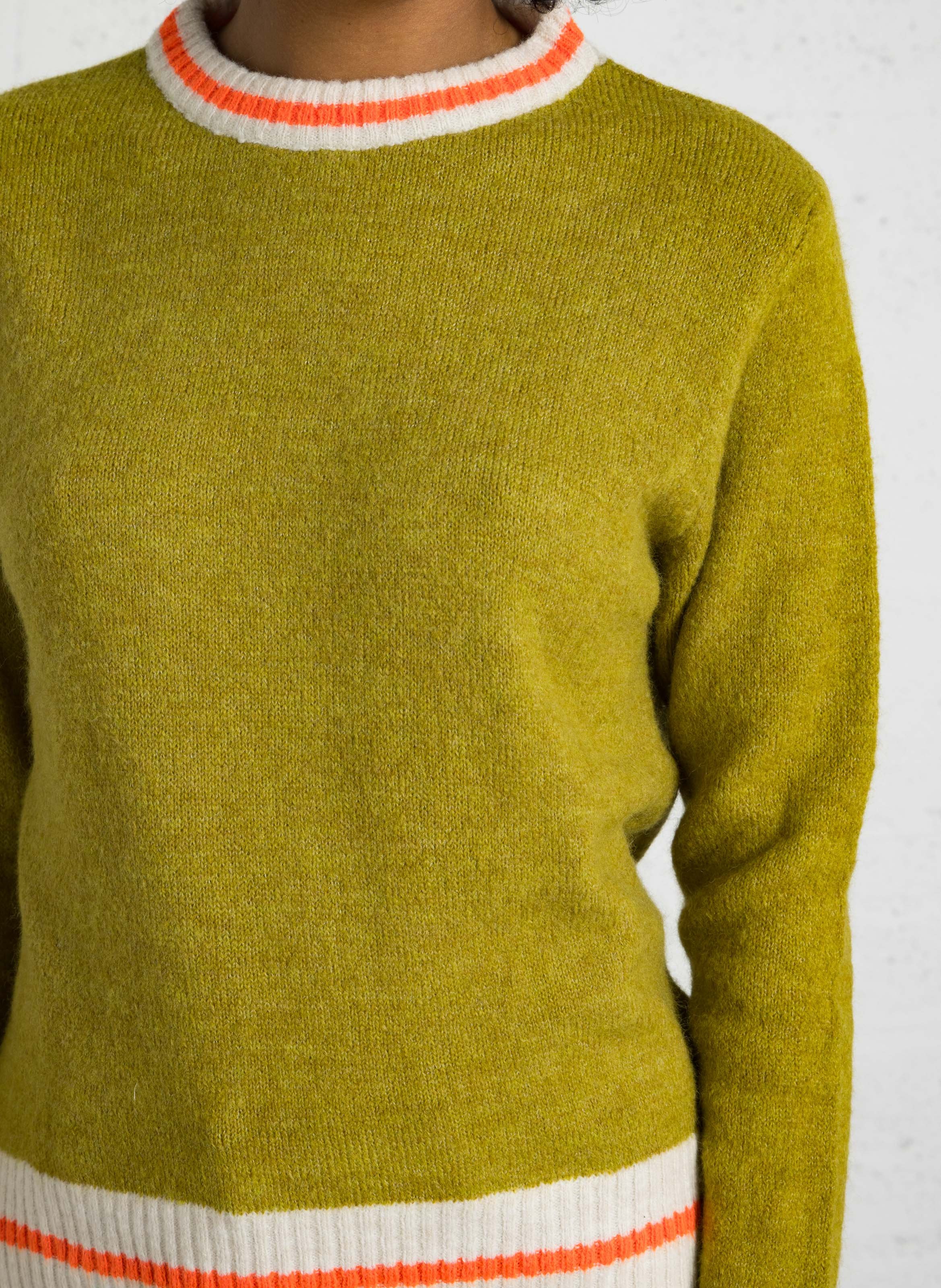 Pull droit col rond  DR BLOOM Vert