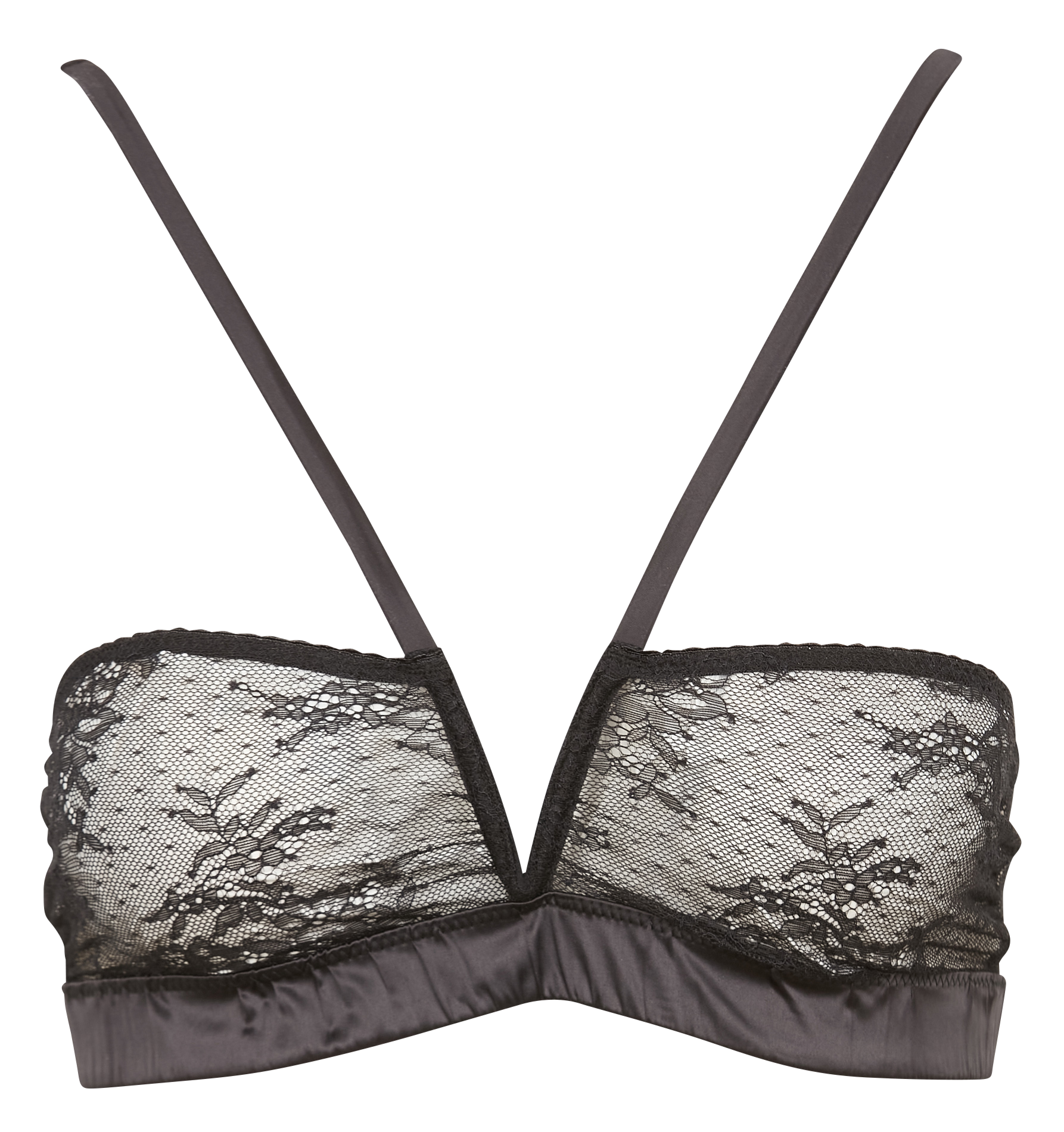 Kanten beha zonder beugel LOVE STORIES Zwart