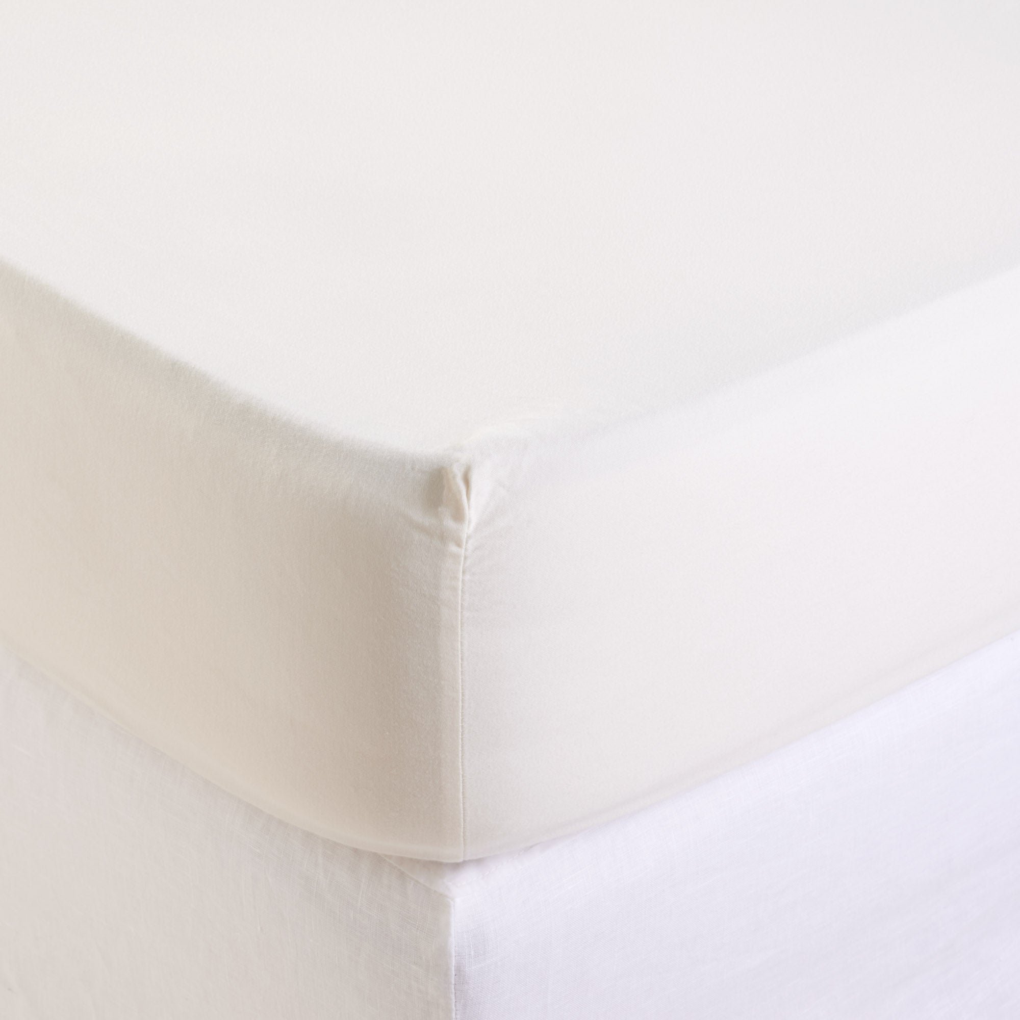 ADEN - Fitted Sheet in Cotton MADURA Beige
