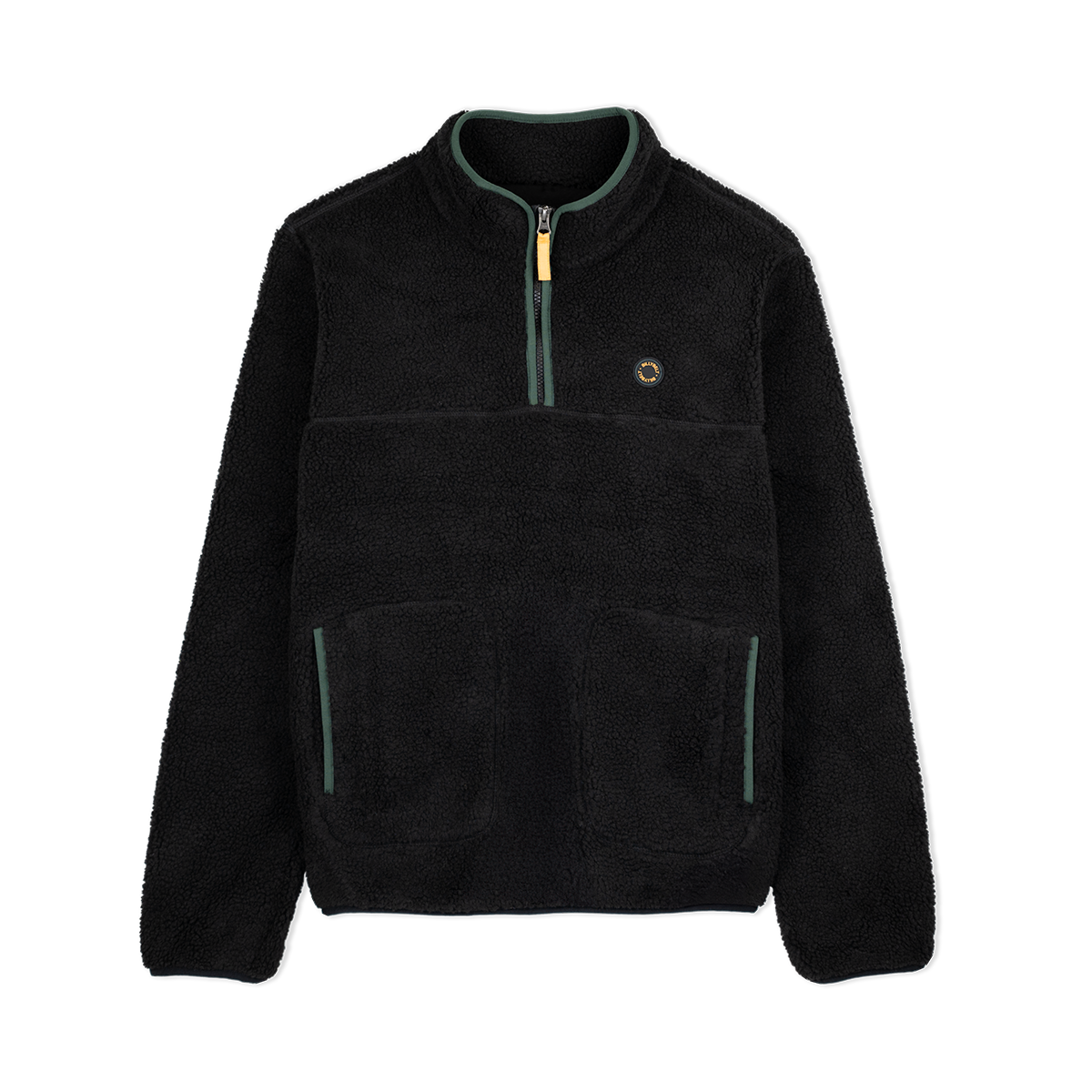 Sherpa zip-up pullover BILLYBELT Black
