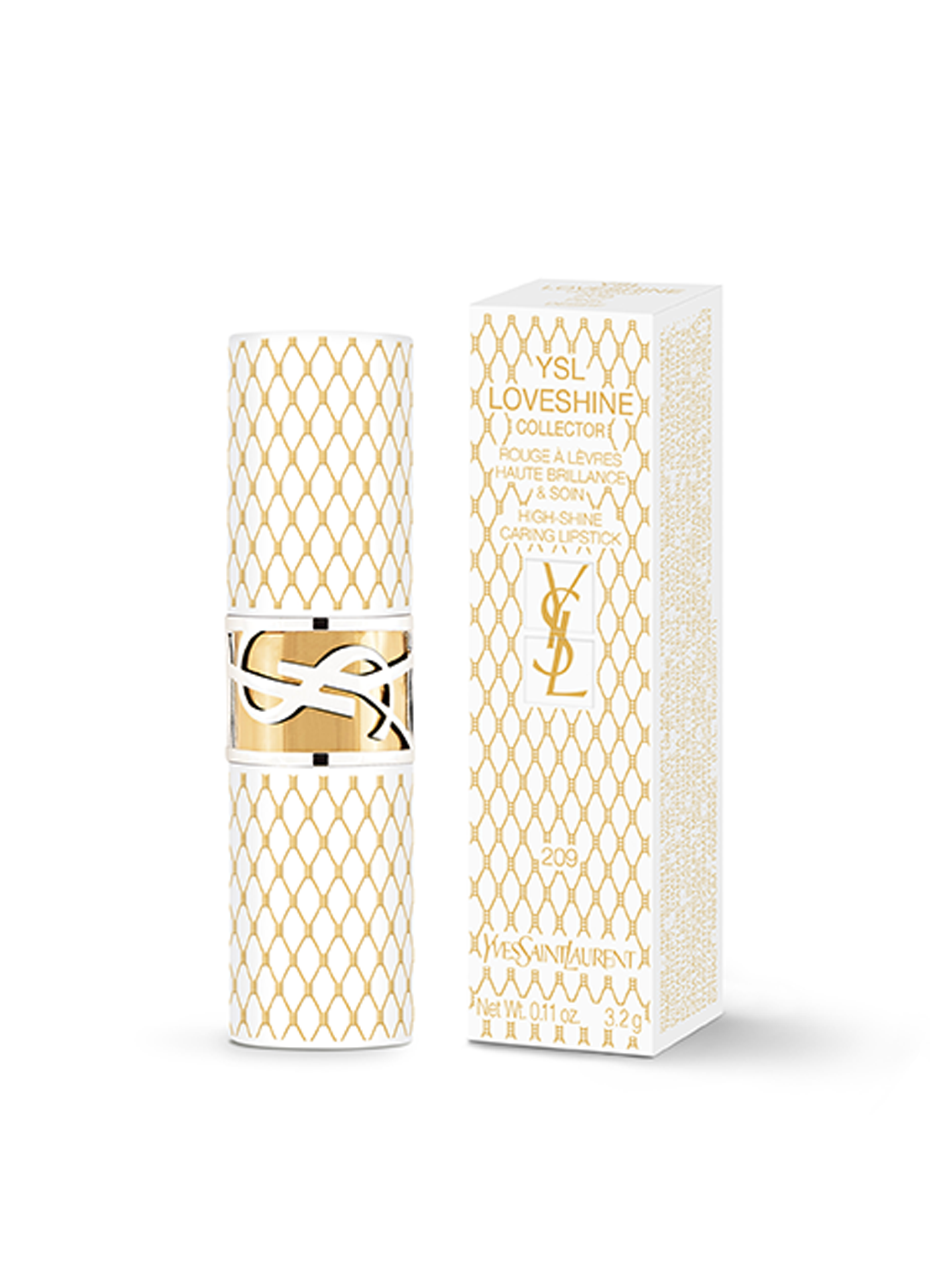 Rouge à lèvres brillant et soin YVES SAINT LAURENT 209 pink desire