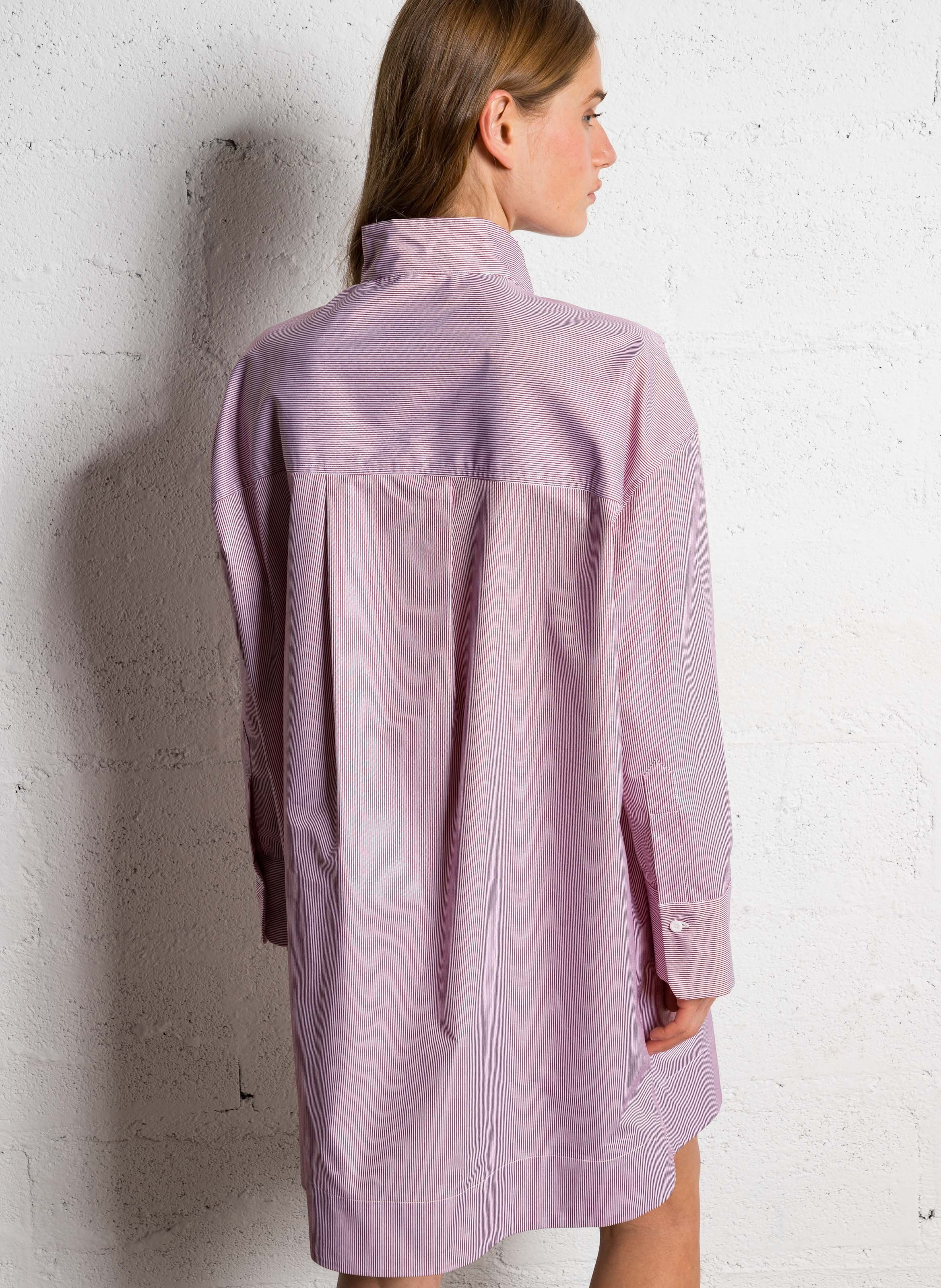 Short striped cotton dress MARGAUX LONNBERG Multicolored