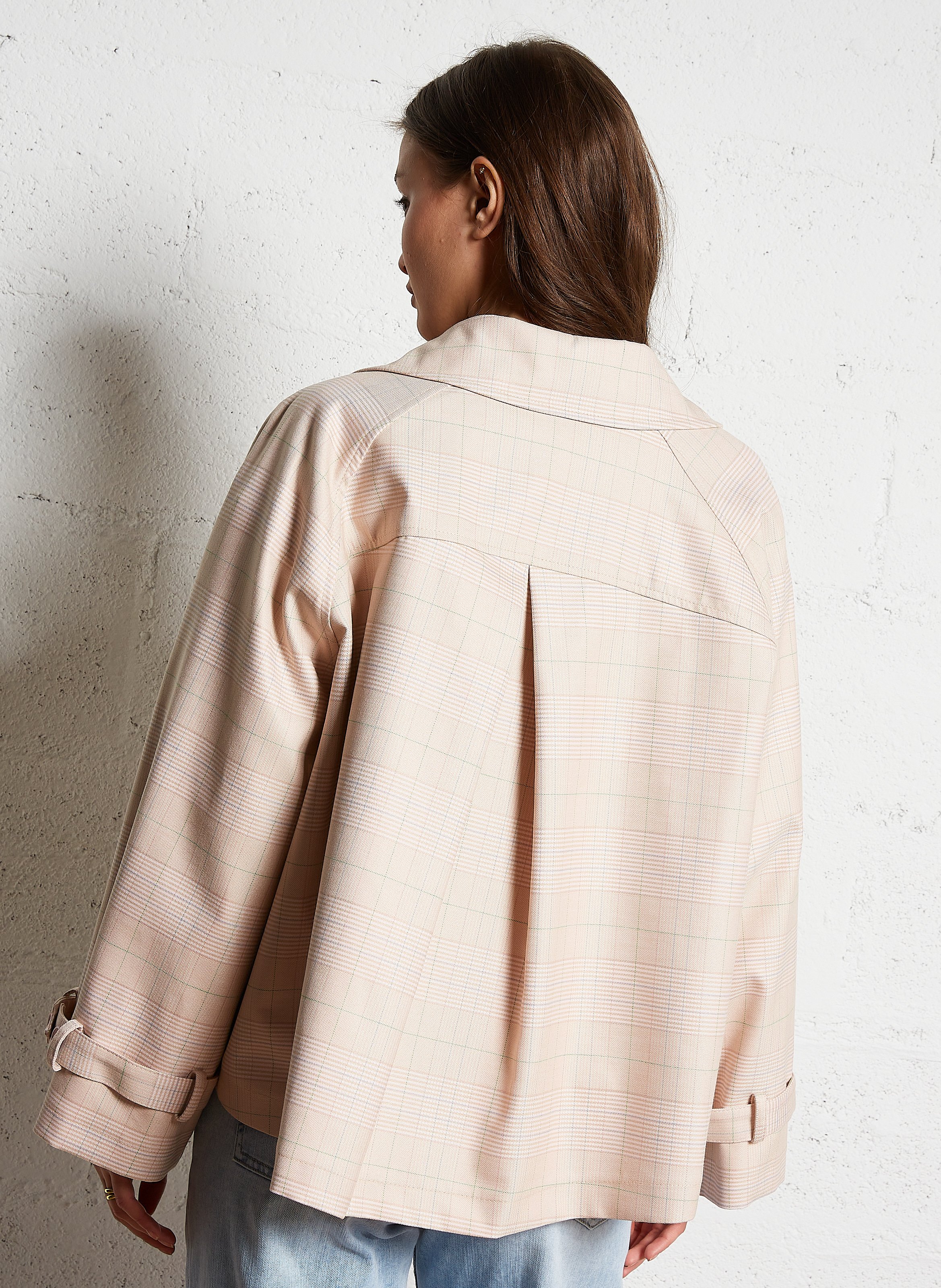 Printed short trench coat IMPERIAL Multicolored