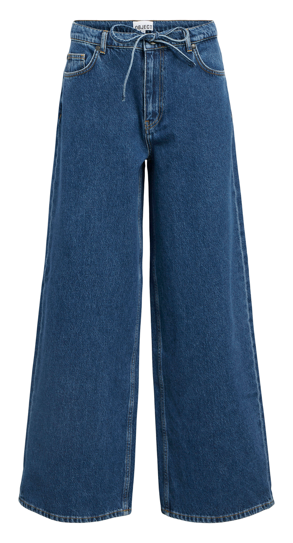 High-rise wide-leg jeans OBJECT Blue