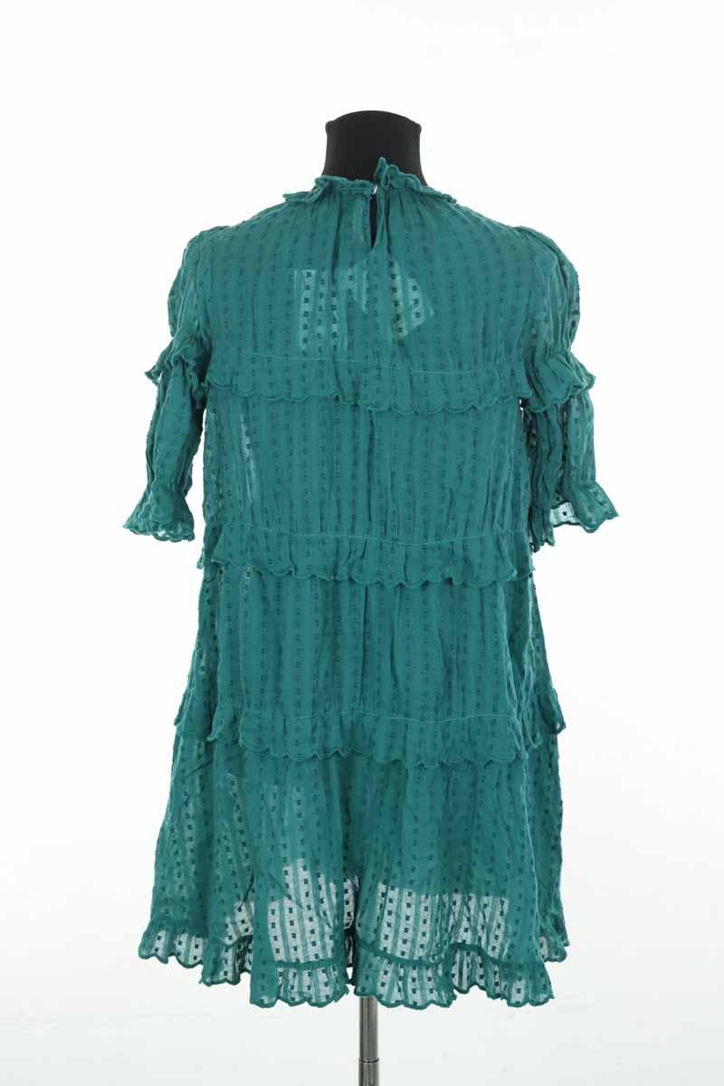 Cotton dress ISABEL MARANT ÉTOILE - SECONDE MAIN Green