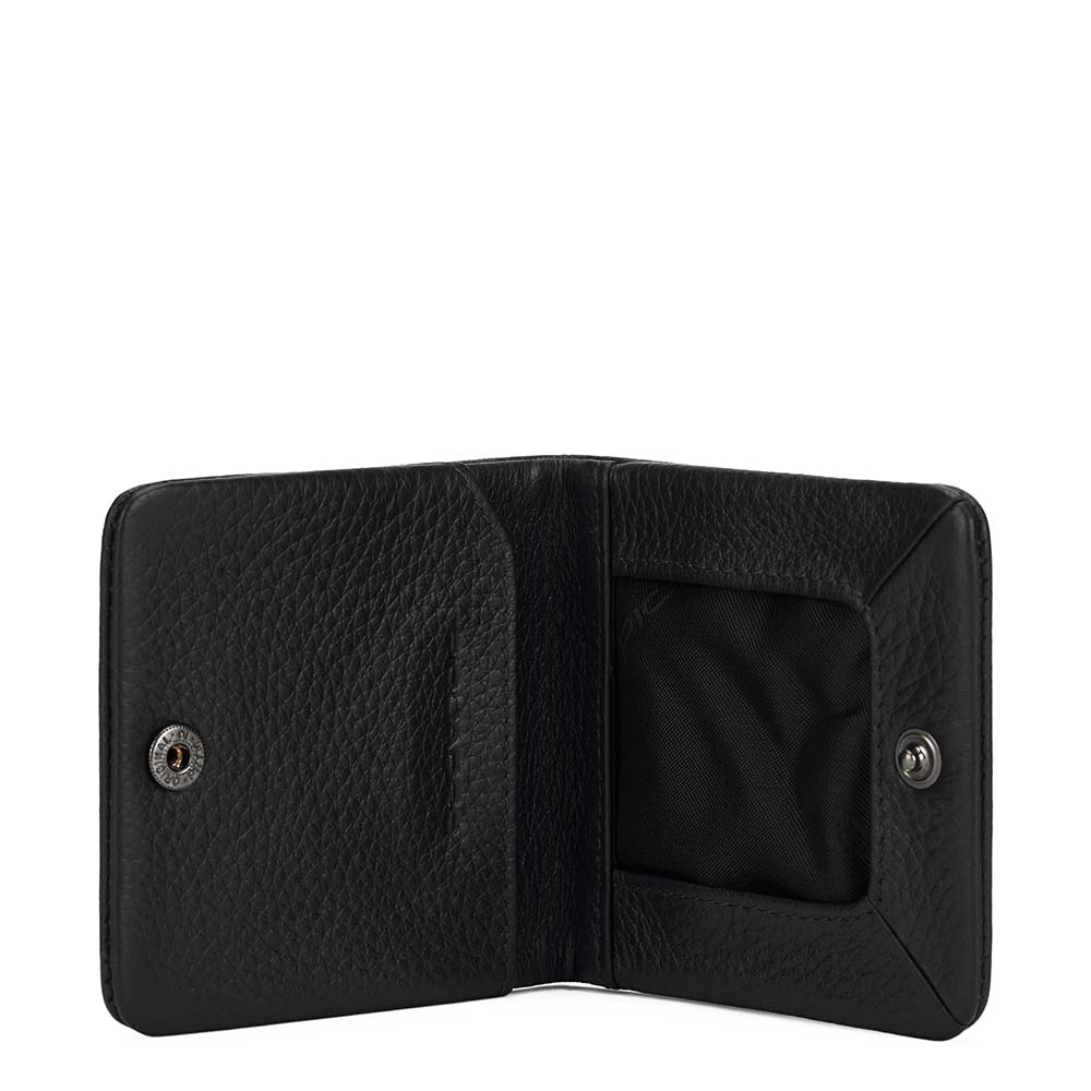 Soft leather coin purse PIQUADRO Black