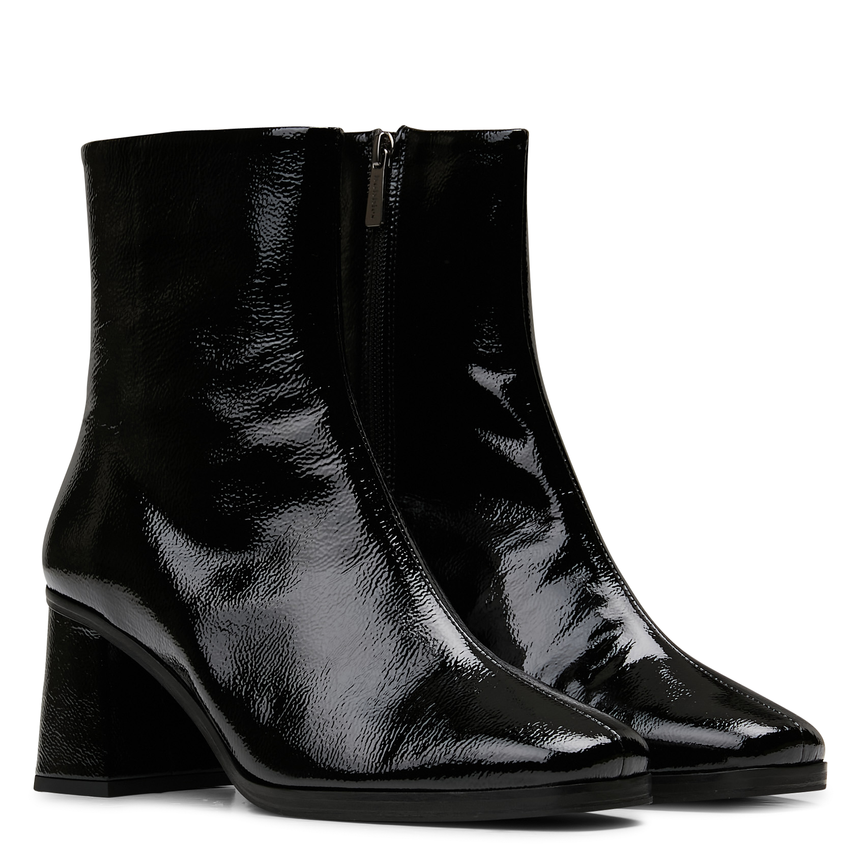 Ariana Bis patent leather ankle boots BOBBIES Black