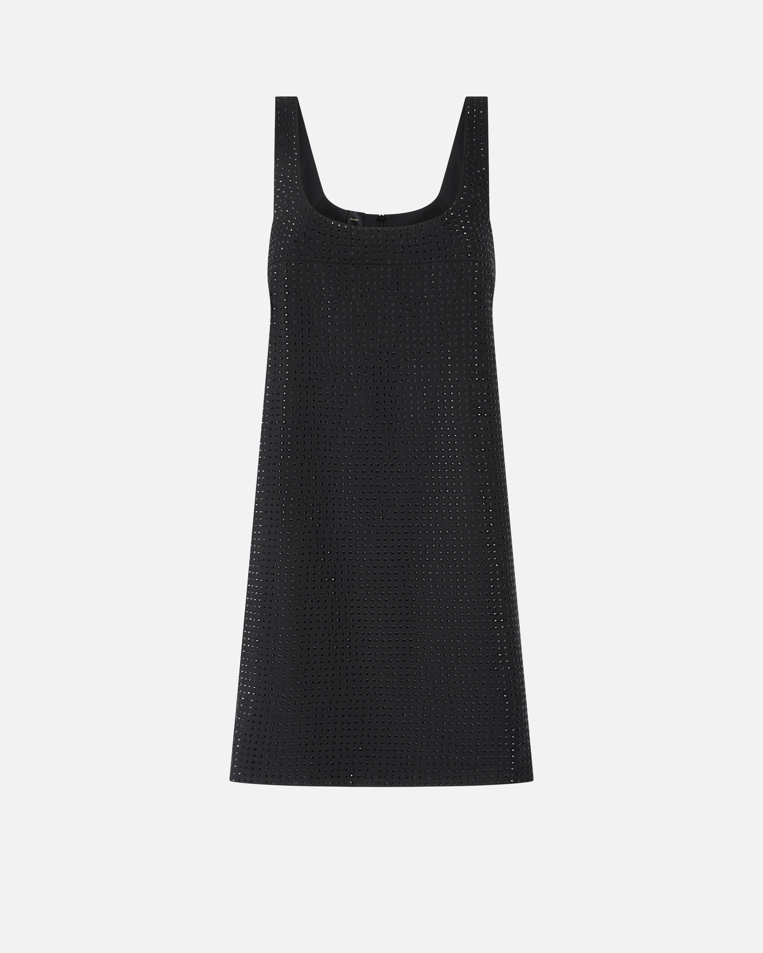 Short dress with diamanté PINKO Black