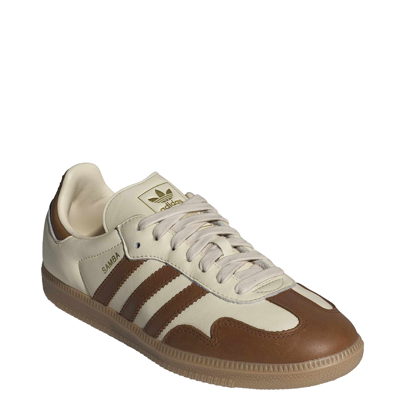 Baskets basses en cuir ADIDAS Blanc
