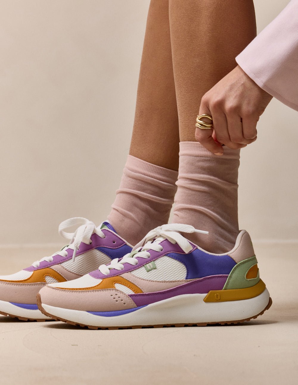 Baskets basses ODAJE Beige