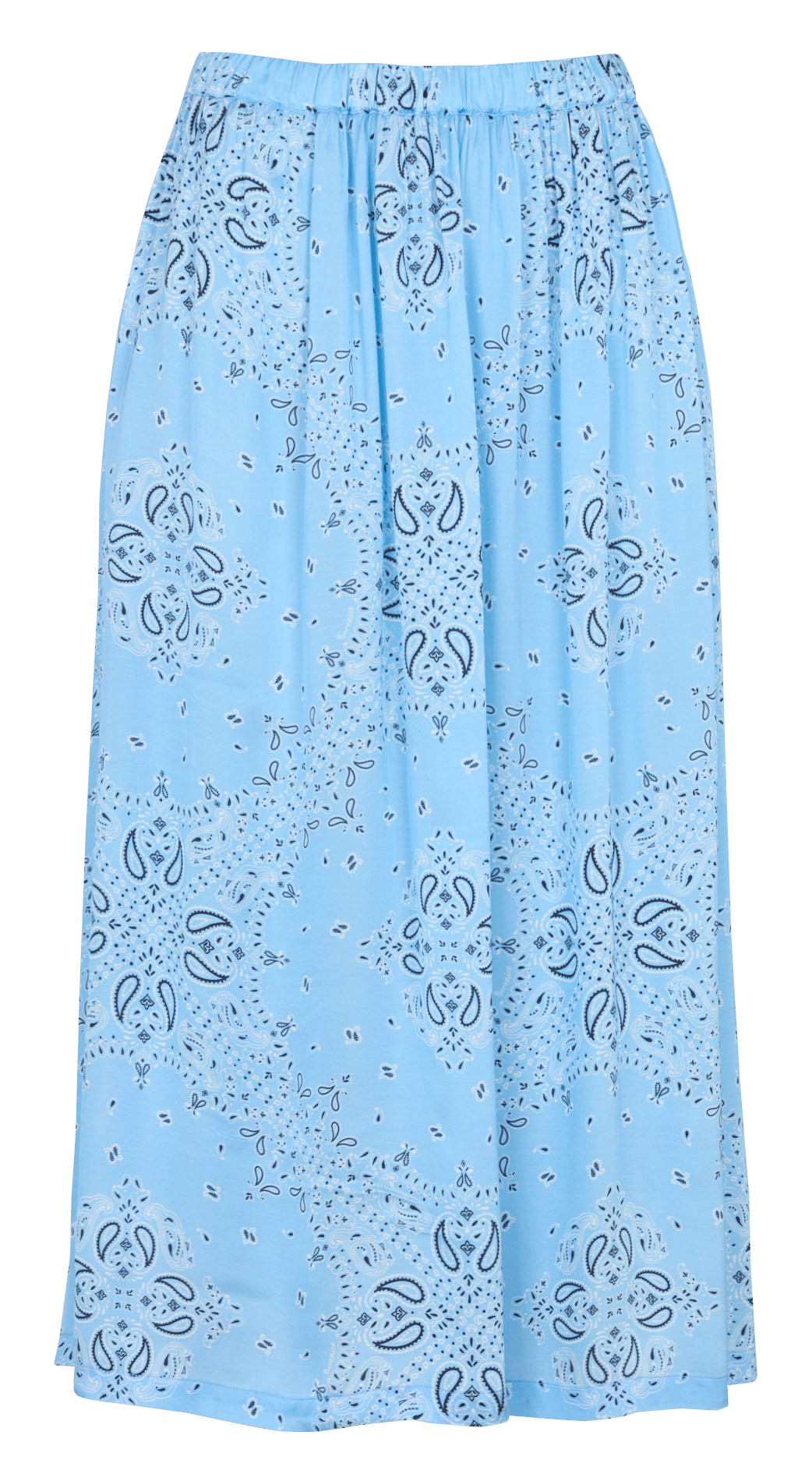 Jupe longue imprimée BERENICE Bleu