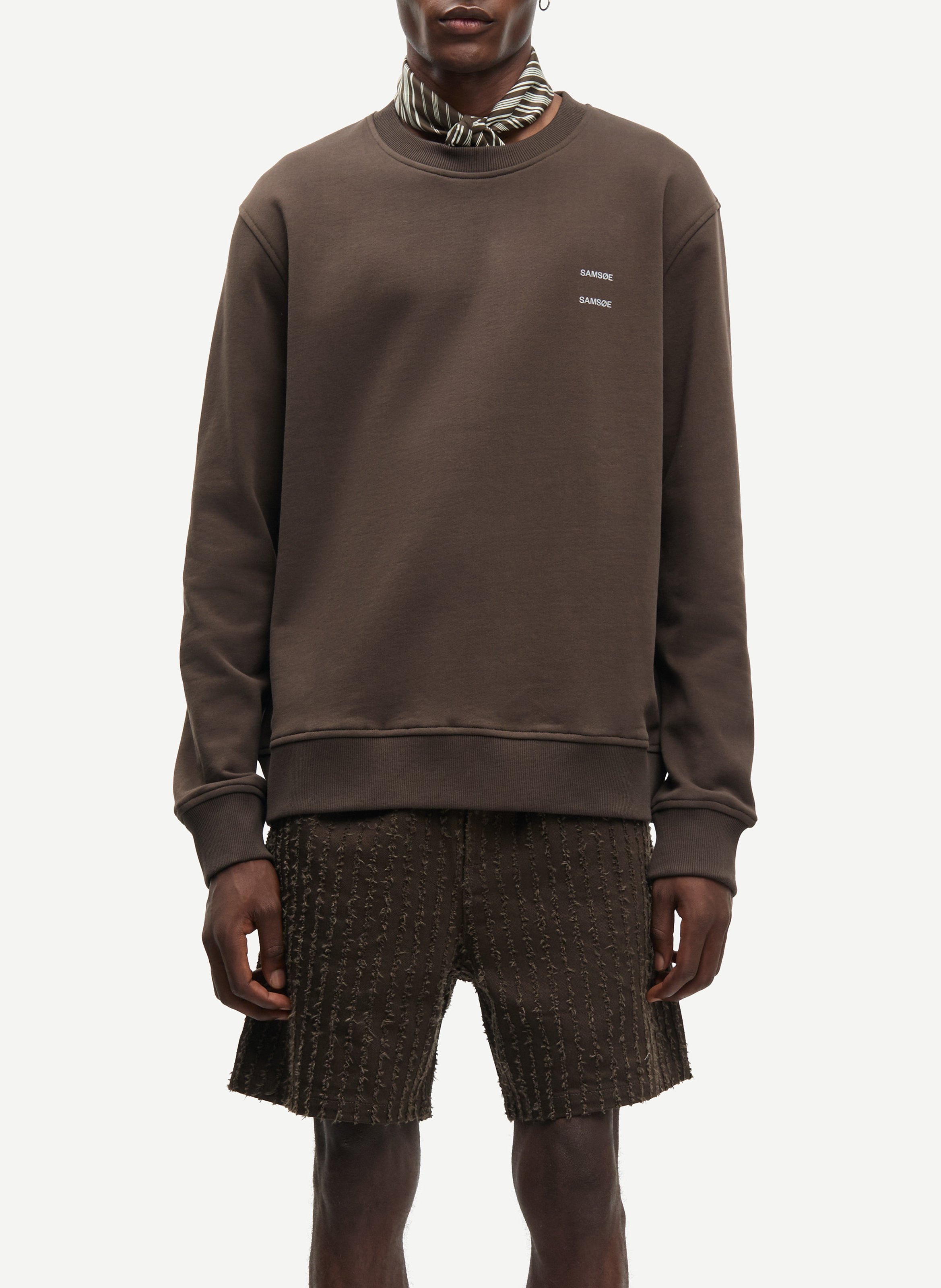 Rundhals-Sweatshirt aus Bio-Baumwolle, Regular Fit SAMSOE SAMSOE