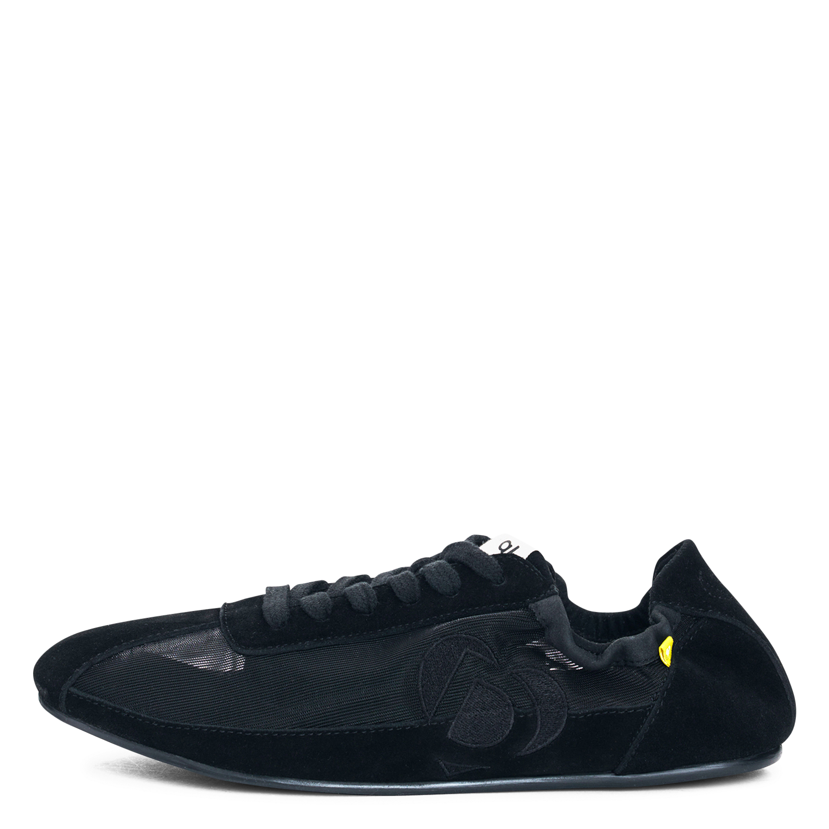 Baskets basses en cuir mélangé DESIGUAL Noir