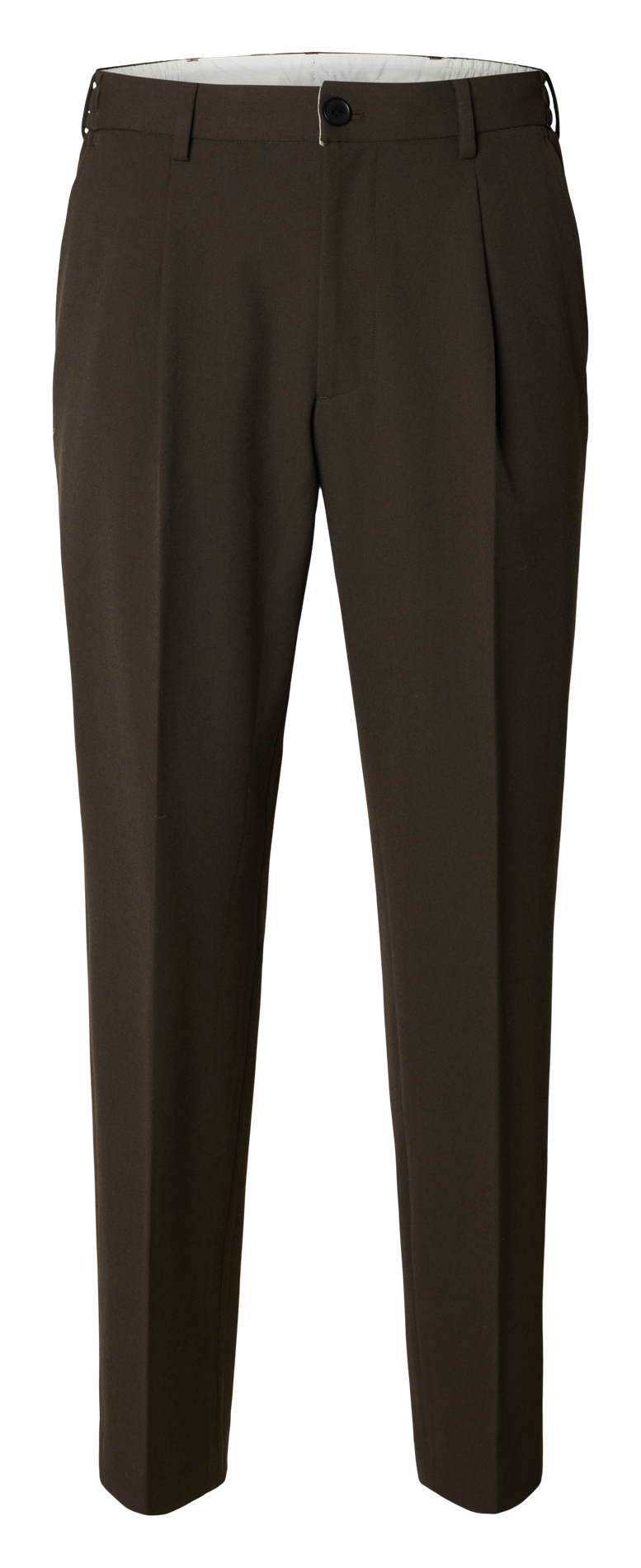 Tapered pleated trousers SELECTED
