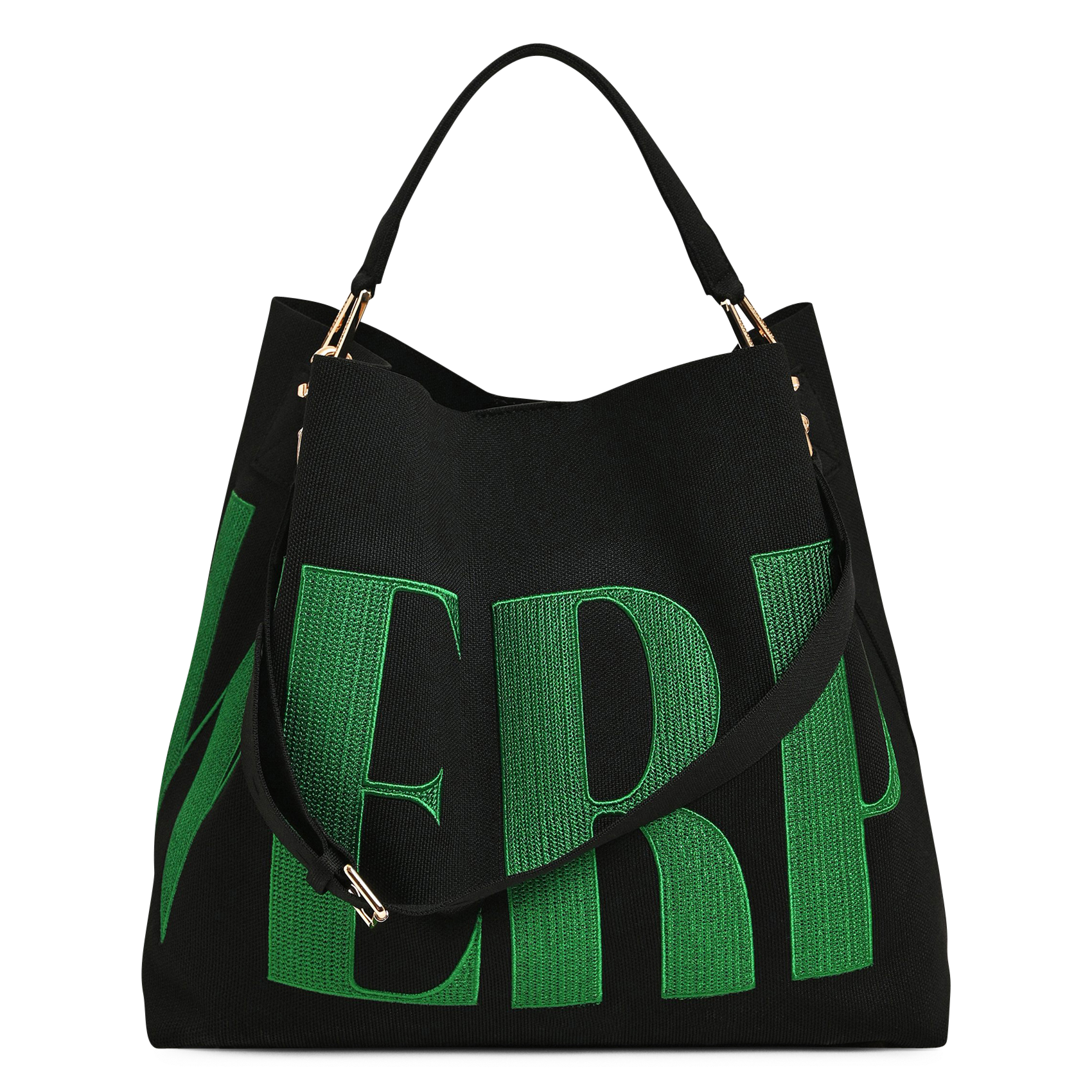 Sac shopping imprimé ESSENTIEL ANTWERP Black
