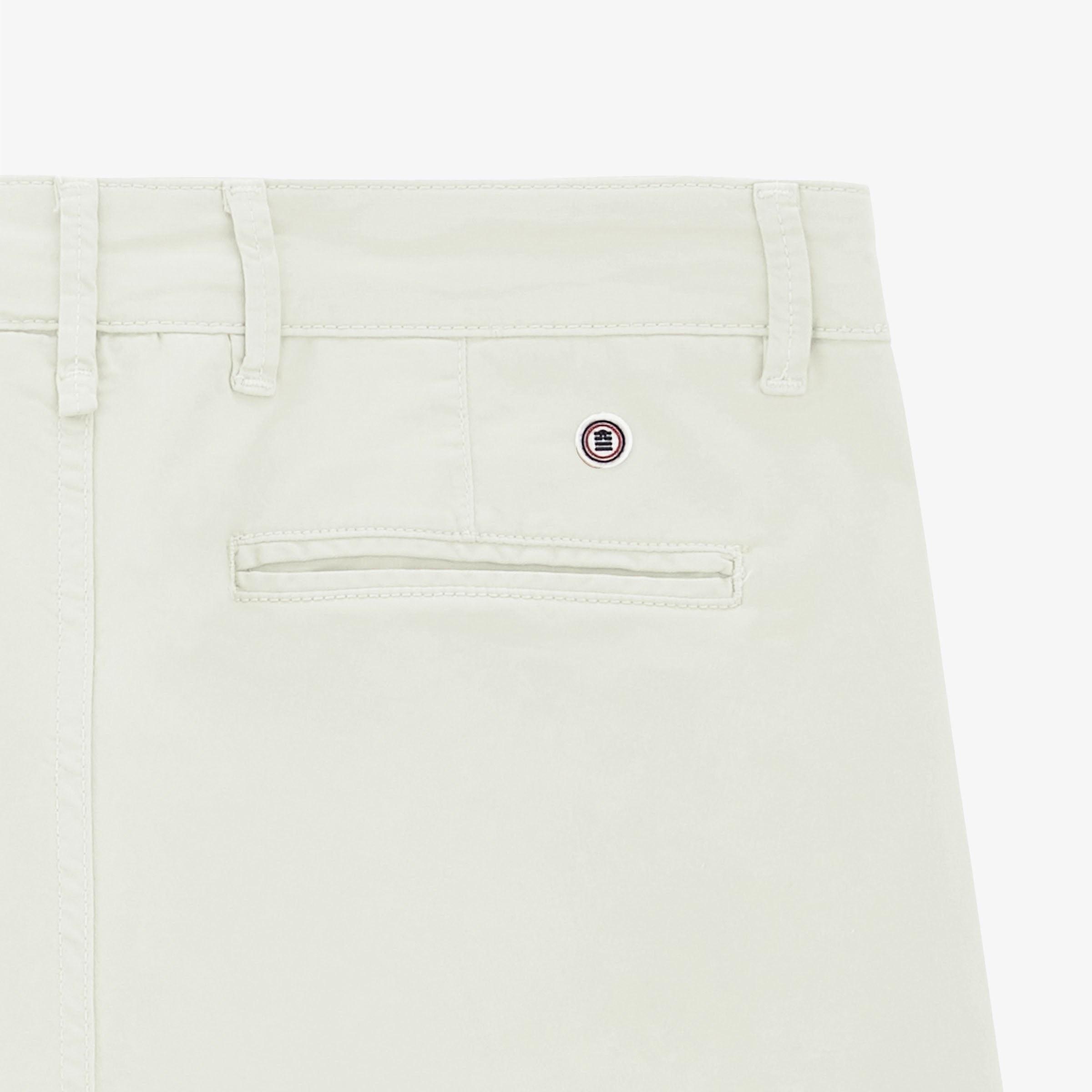 Comfort fit cotton Bermuda shorts SERGE BLANCO Beige
