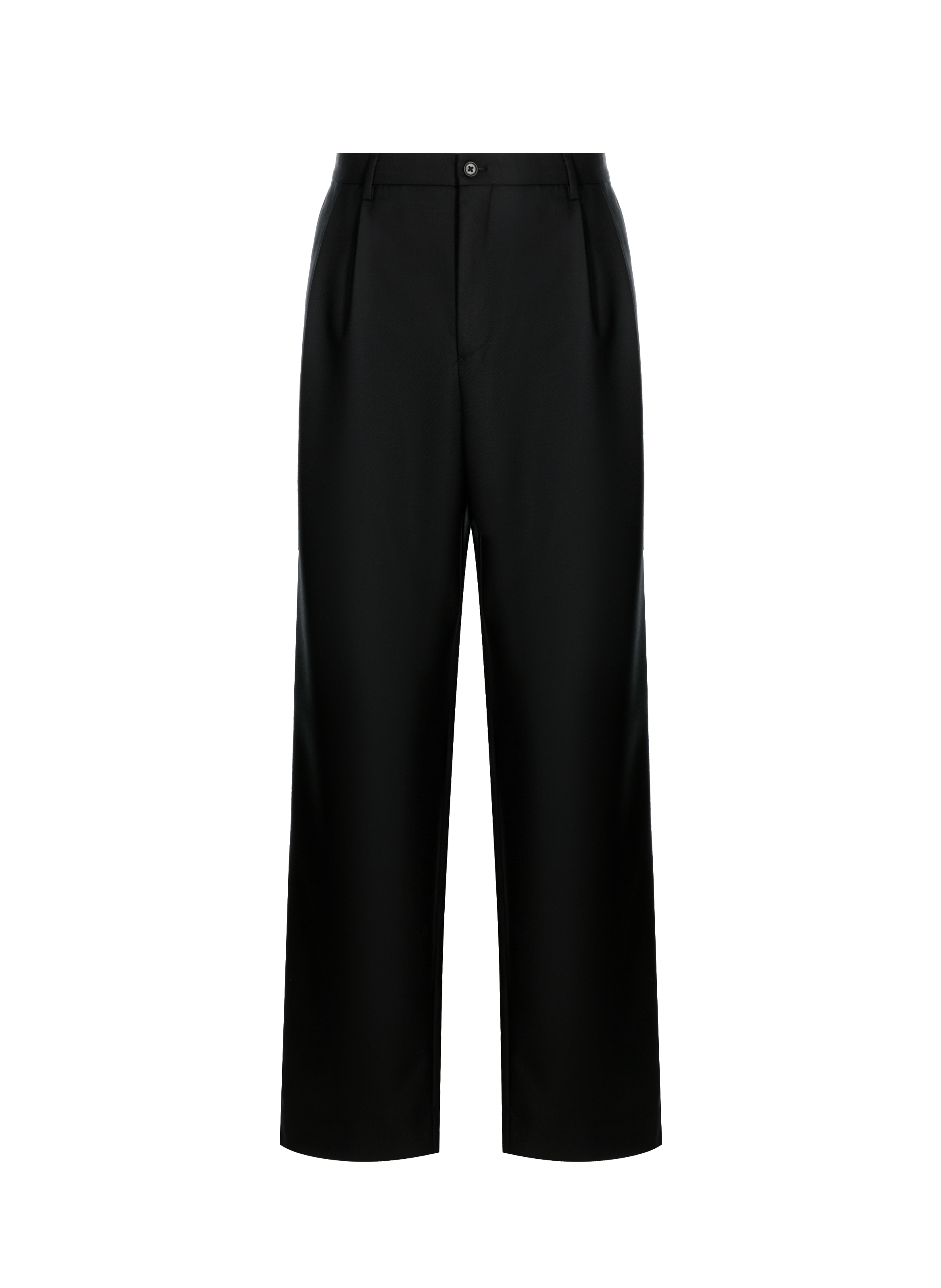 Egrain wool pants. SAISON 1865 Black