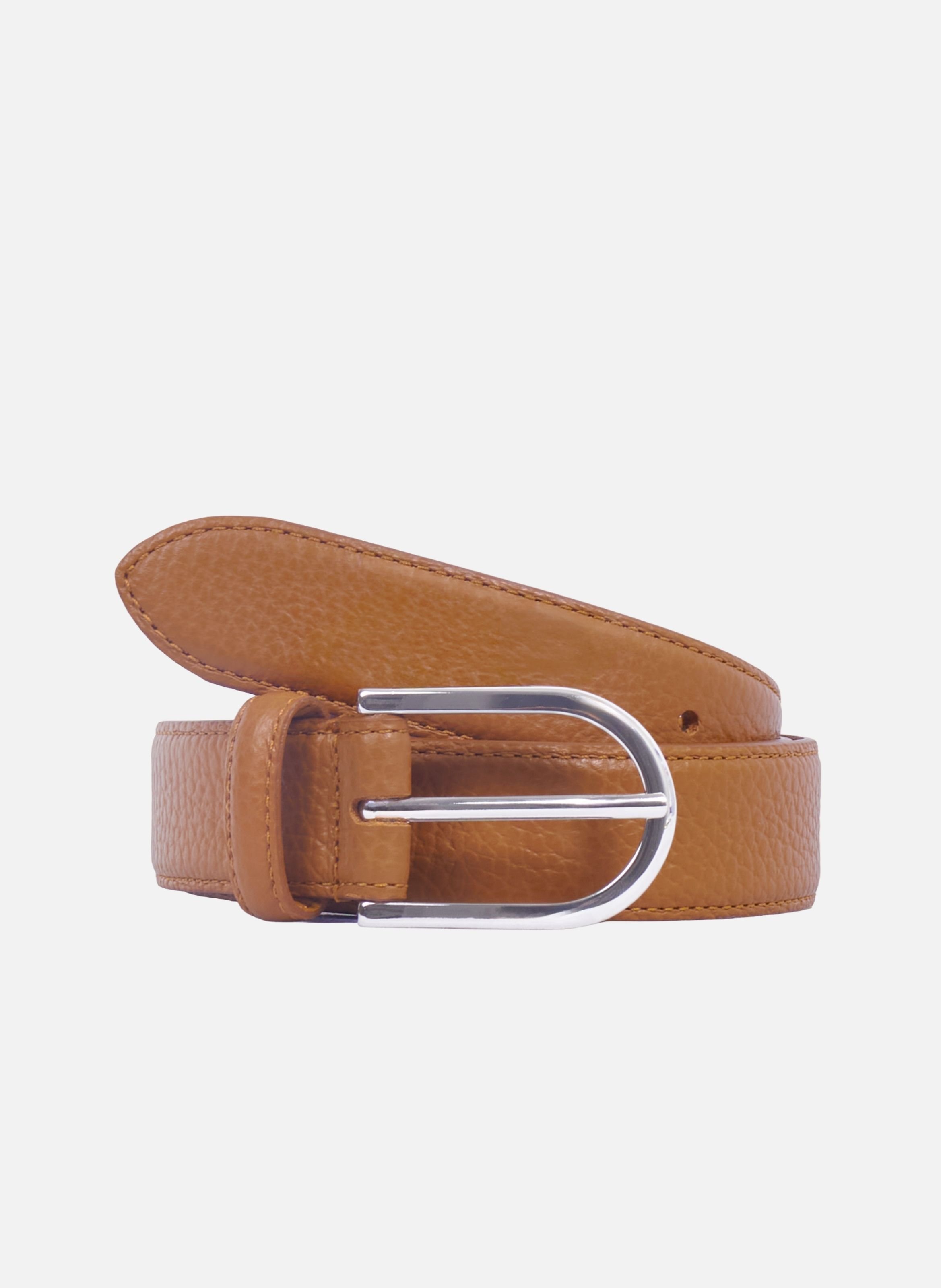 Oscar grained leather belt JULES & JENN