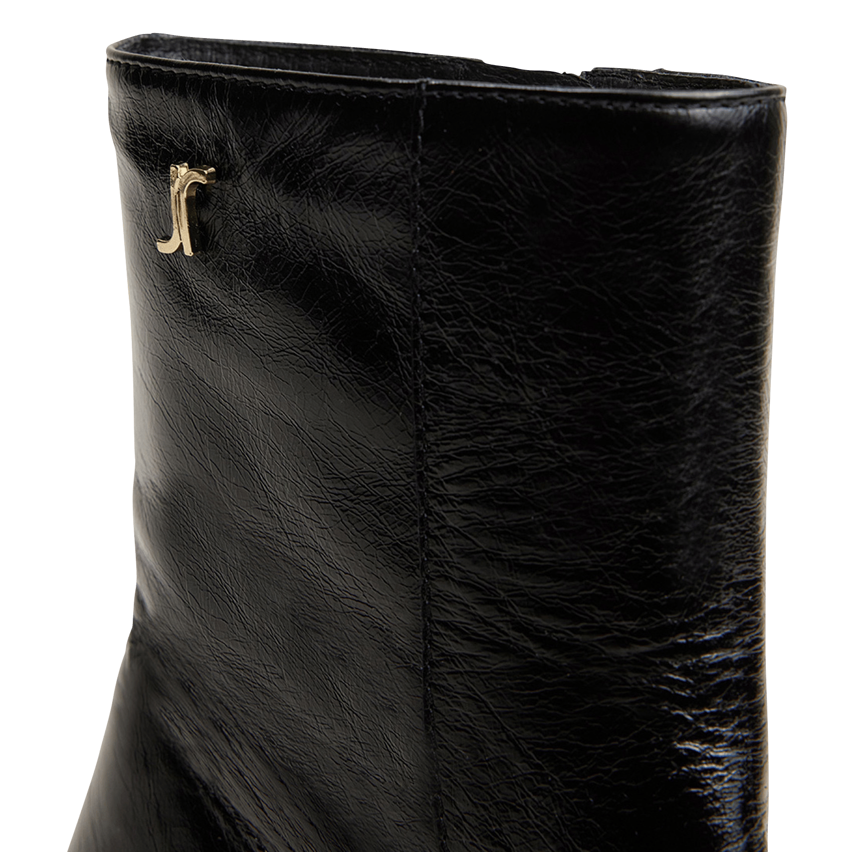 Stiefeletten aus Vintage-Leder JONAK Schwarz