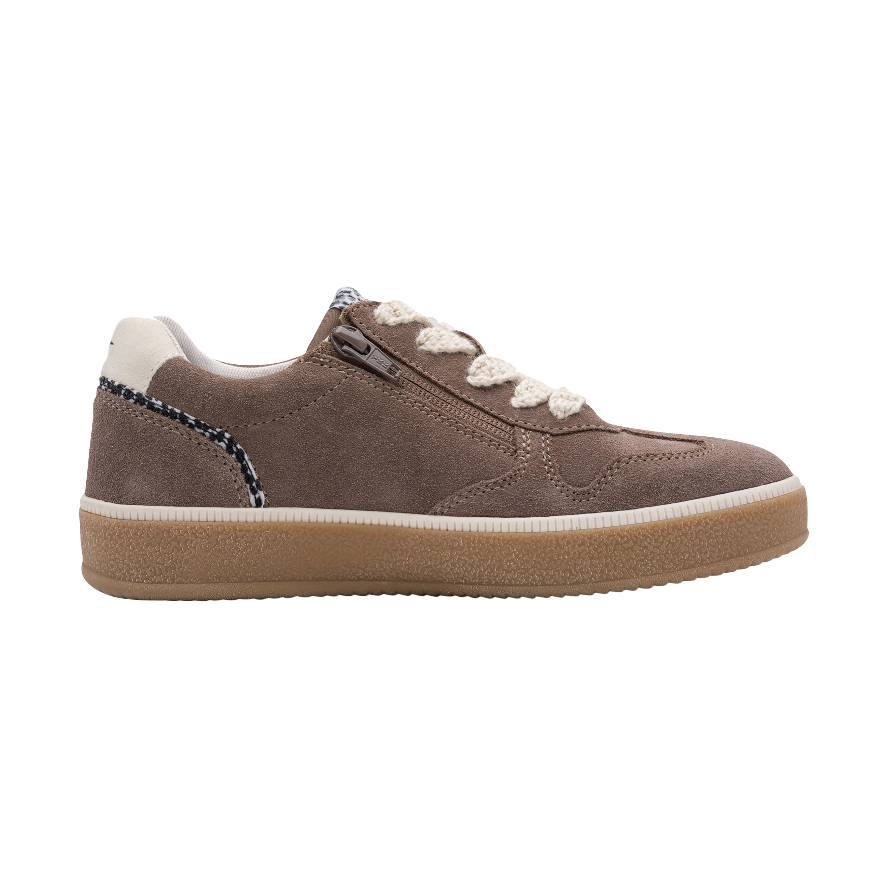 Leather trainers TAMARIS Grey