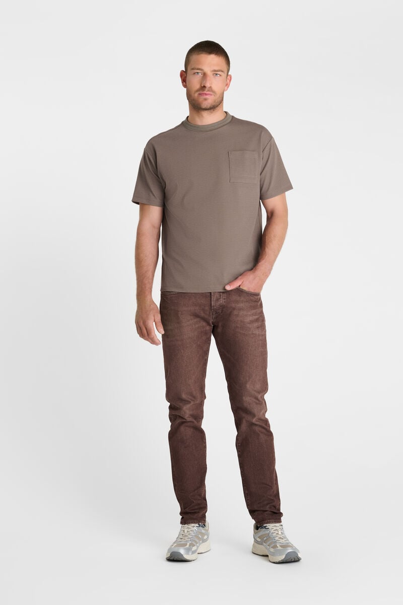 Round-neck T-shirt LE TEMPS DES CERISES Brown