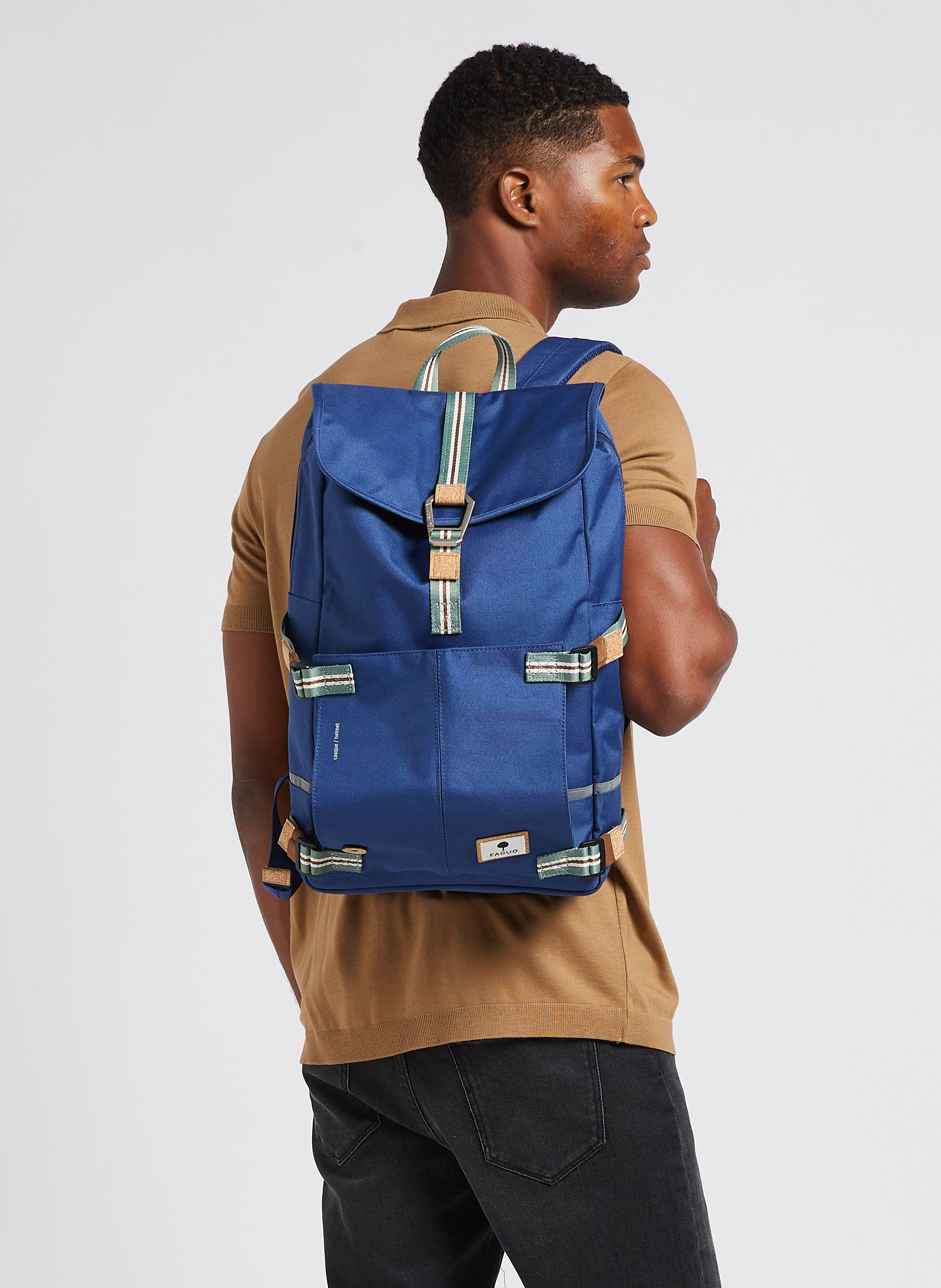 Sac Dos Commuter Indigo Faguo Homme Place des Tendances