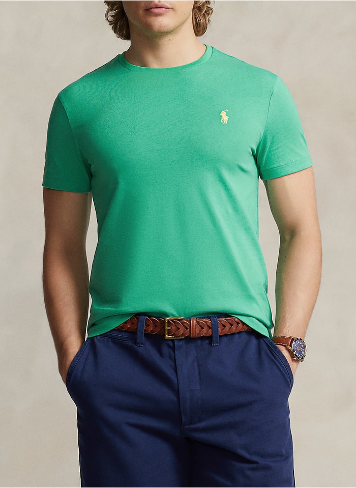 Tee shirt Col Rond Slim fit En Coton Classic Kelly C1231 Polo